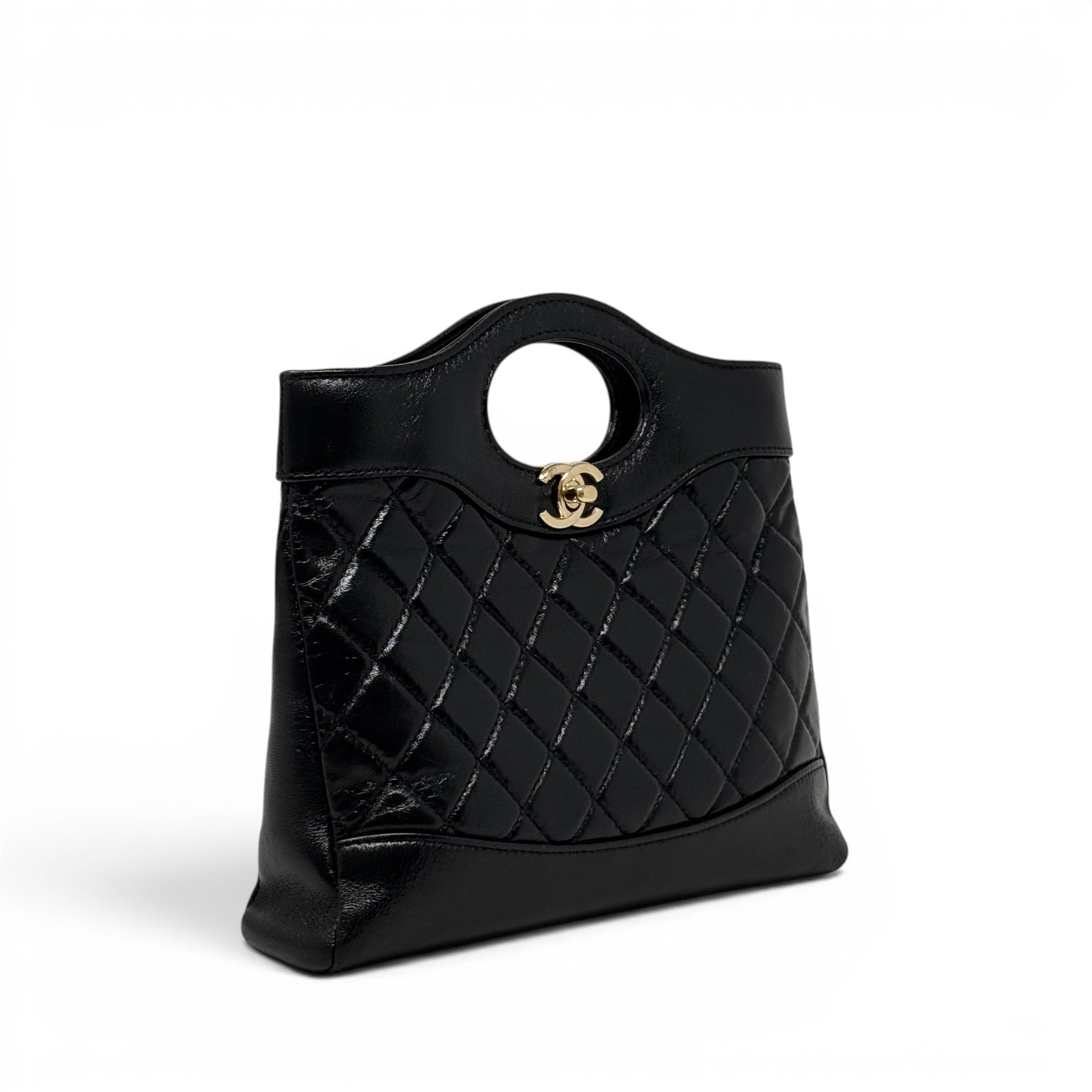 Chanel Black Mini 31 Shopping Bag