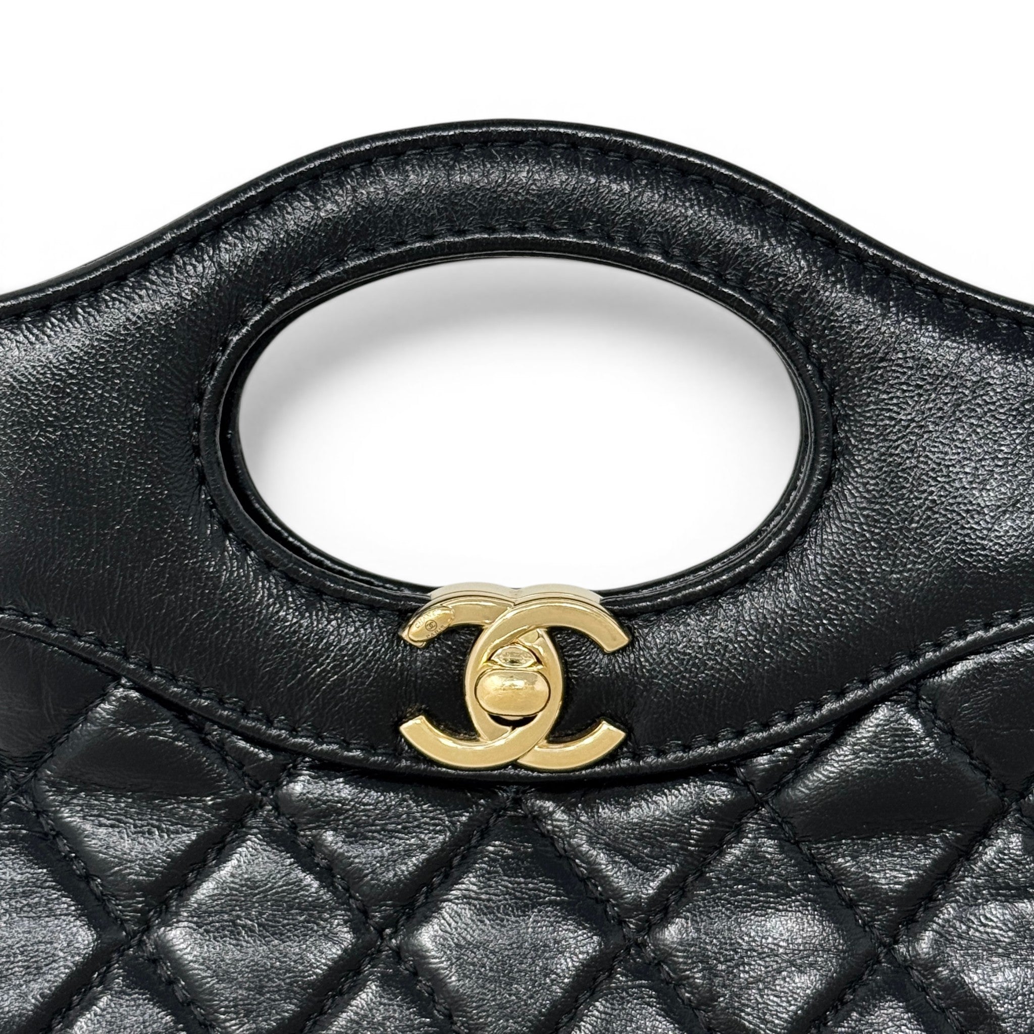 Chanel Black Mini 31 Shopping Bag