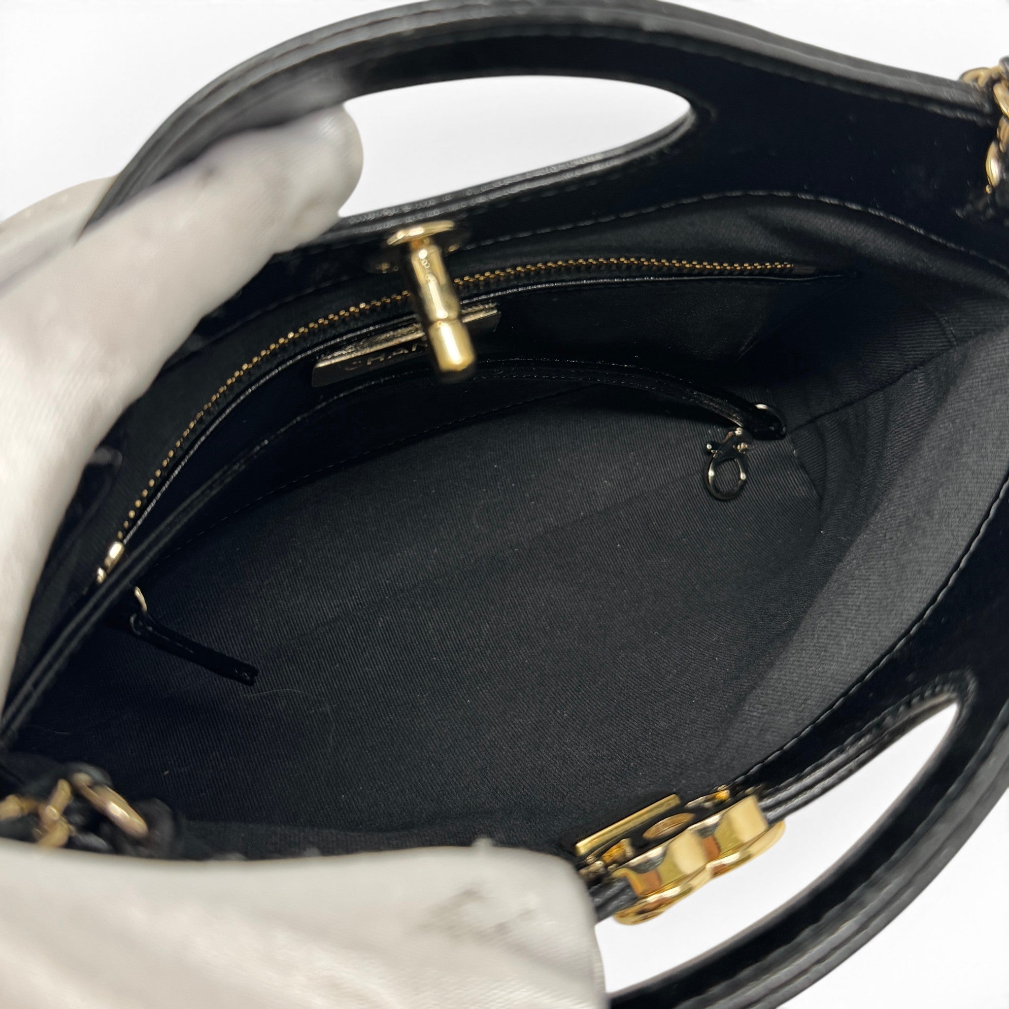 Chanel Black Mini 31 Shopping Bag