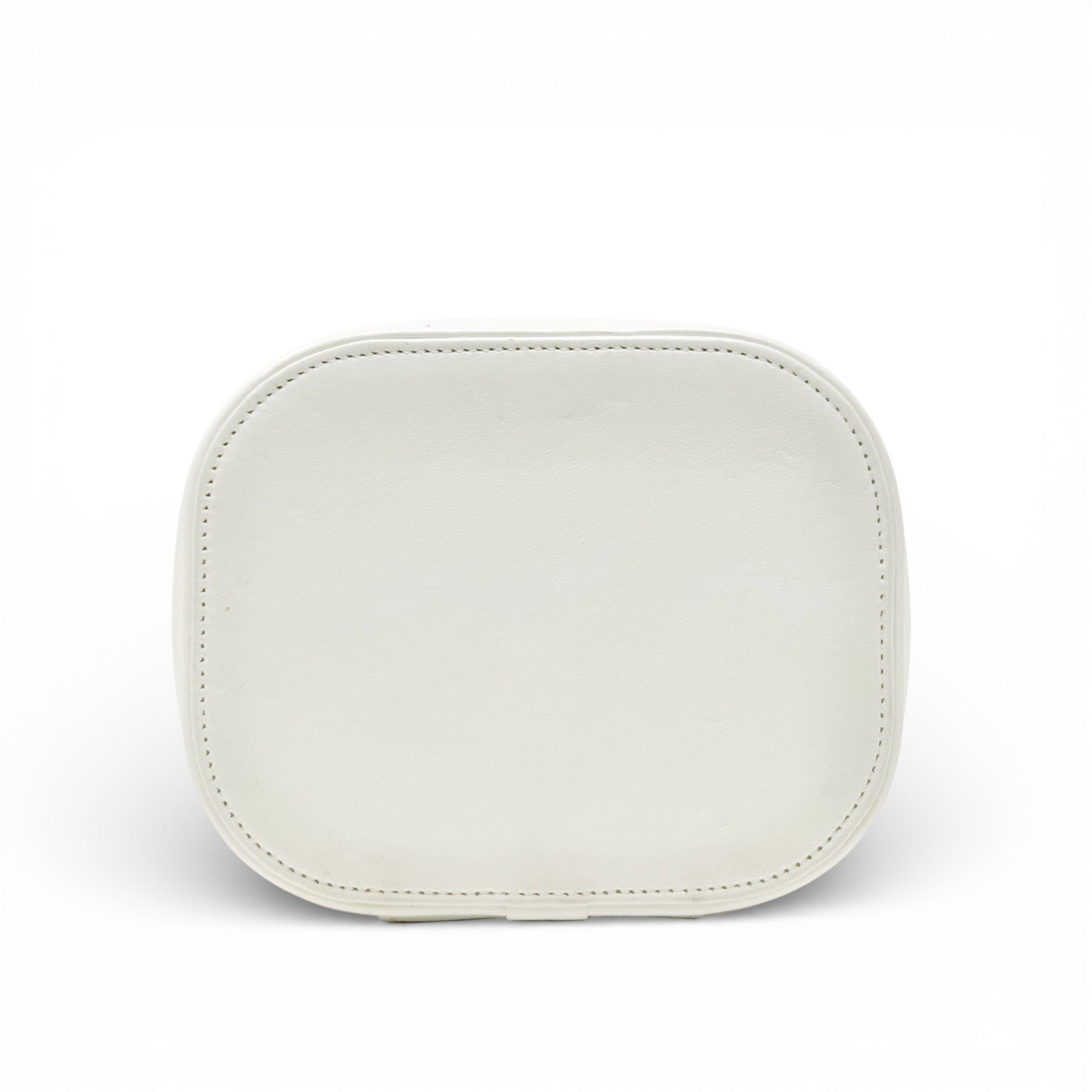 Chanel White CC Mania Vanity Case