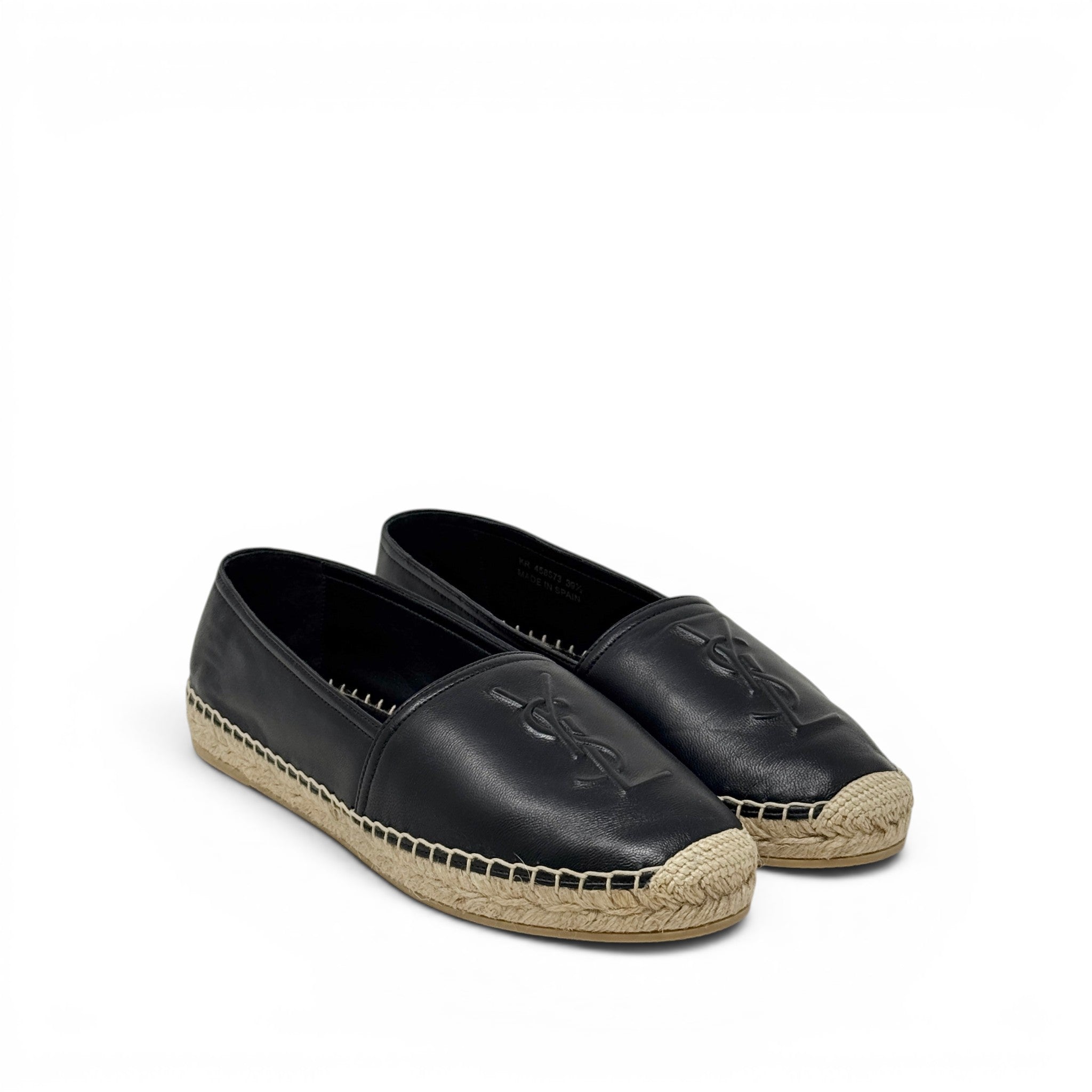 Saint Laurent Black Espadrilles 39.5