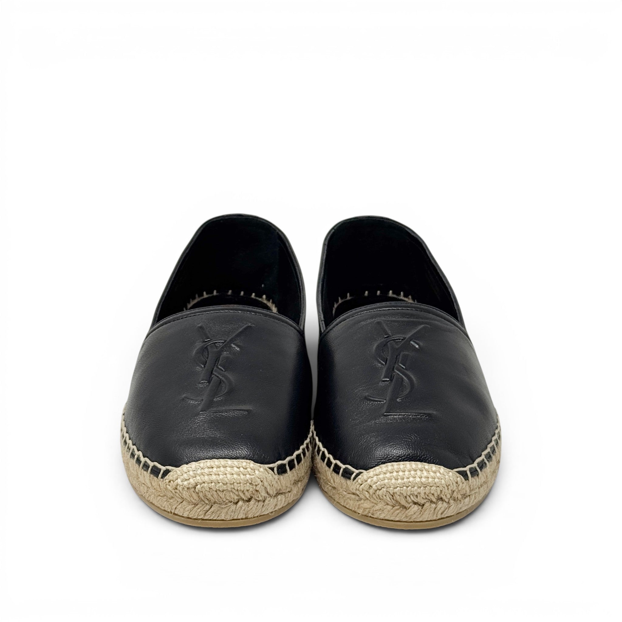 Saint Laurent Black Espadrilles 39.5
