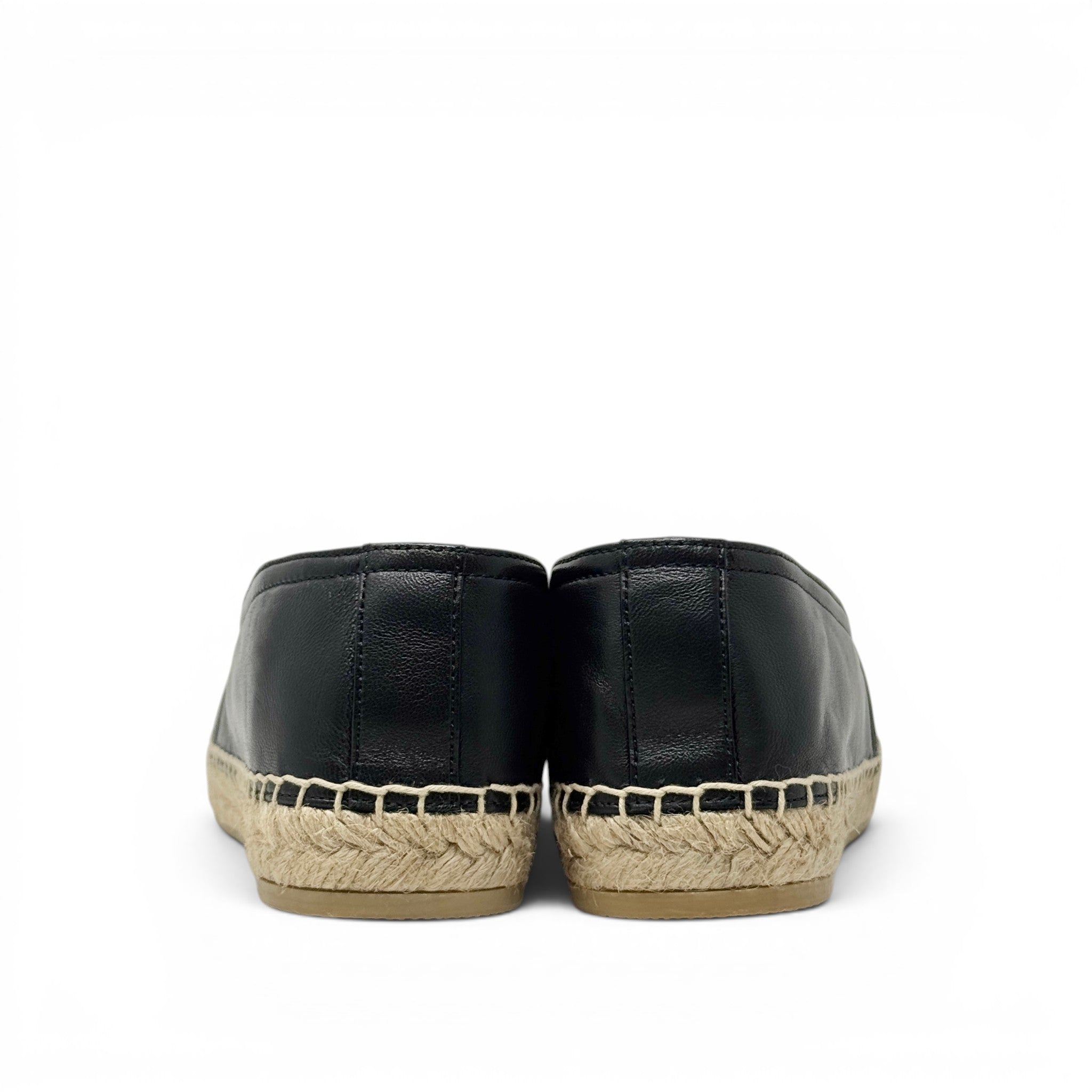 Saint Laurent Black Espadrilles 39.5