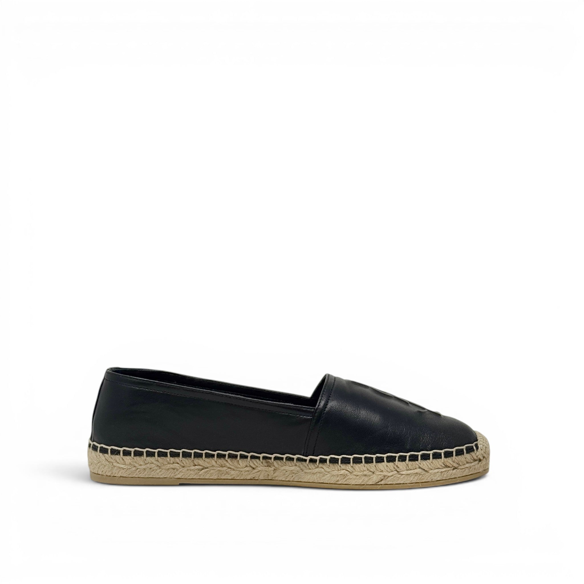 Saint Laurent Black Espadrilles 39.5