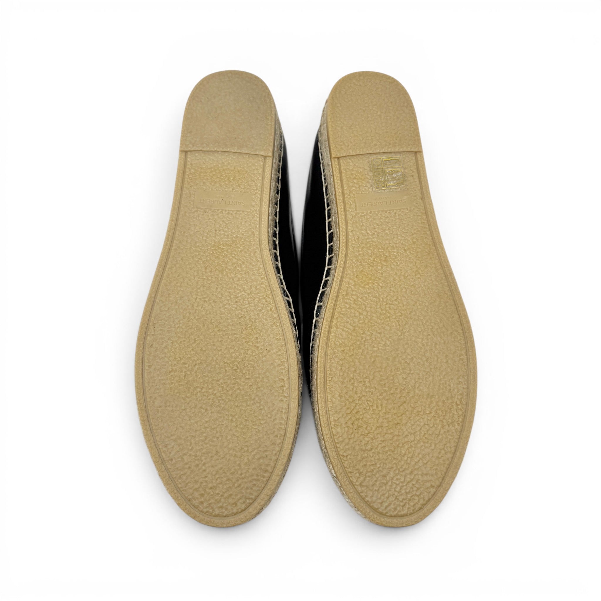 Saint Laurent Black Espadrilles 39.5