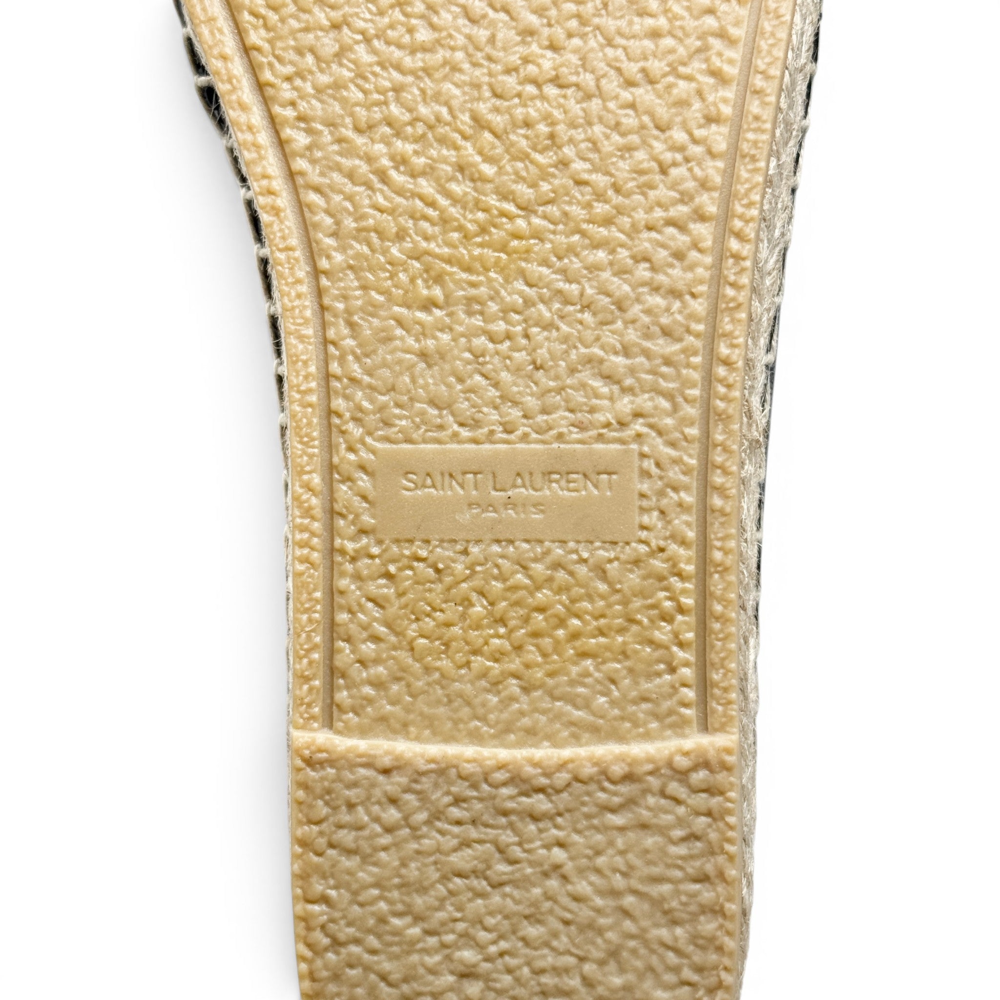 Saint Laurent Black Espadrilles 39.5