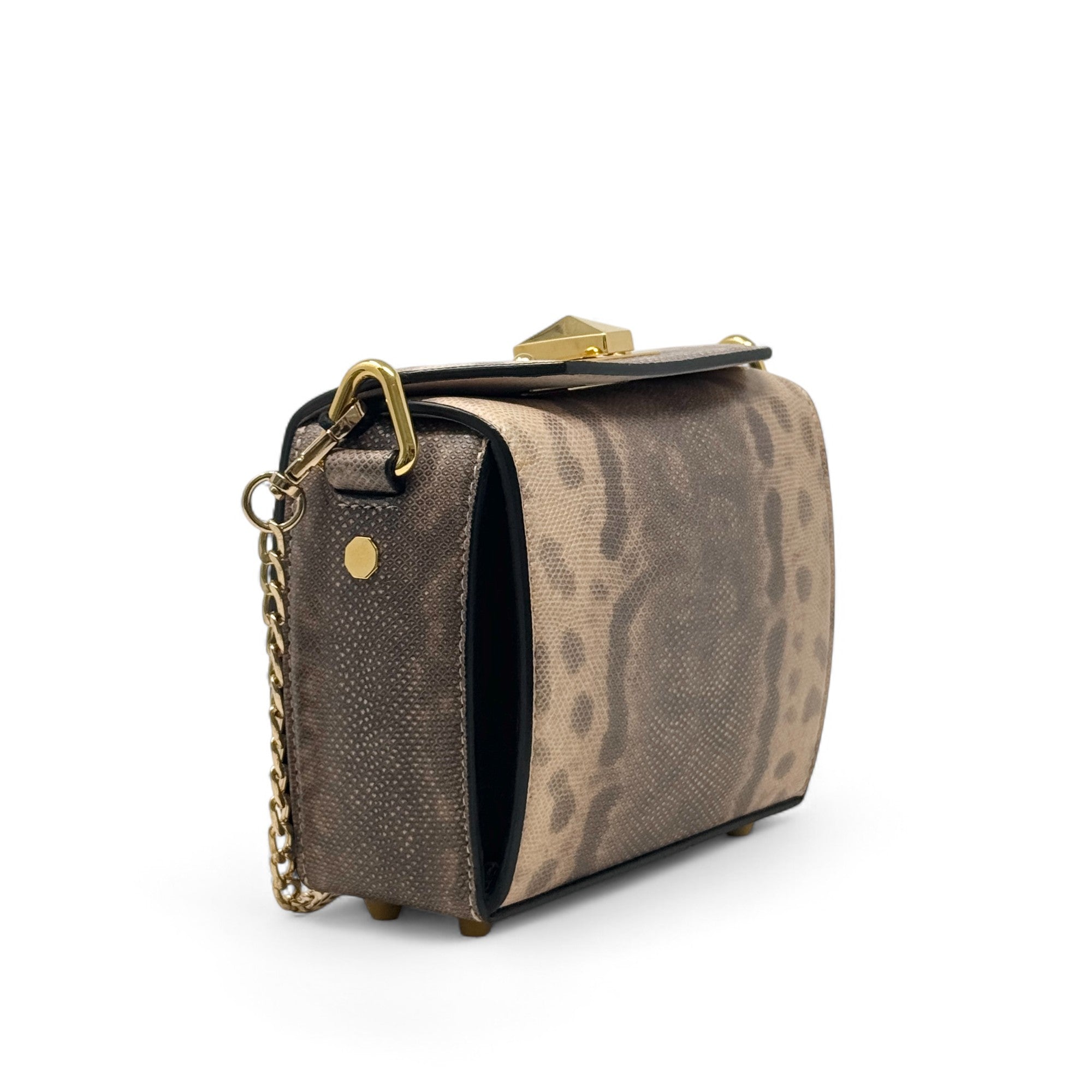 Alexander Mcqueen Python Chain Bag