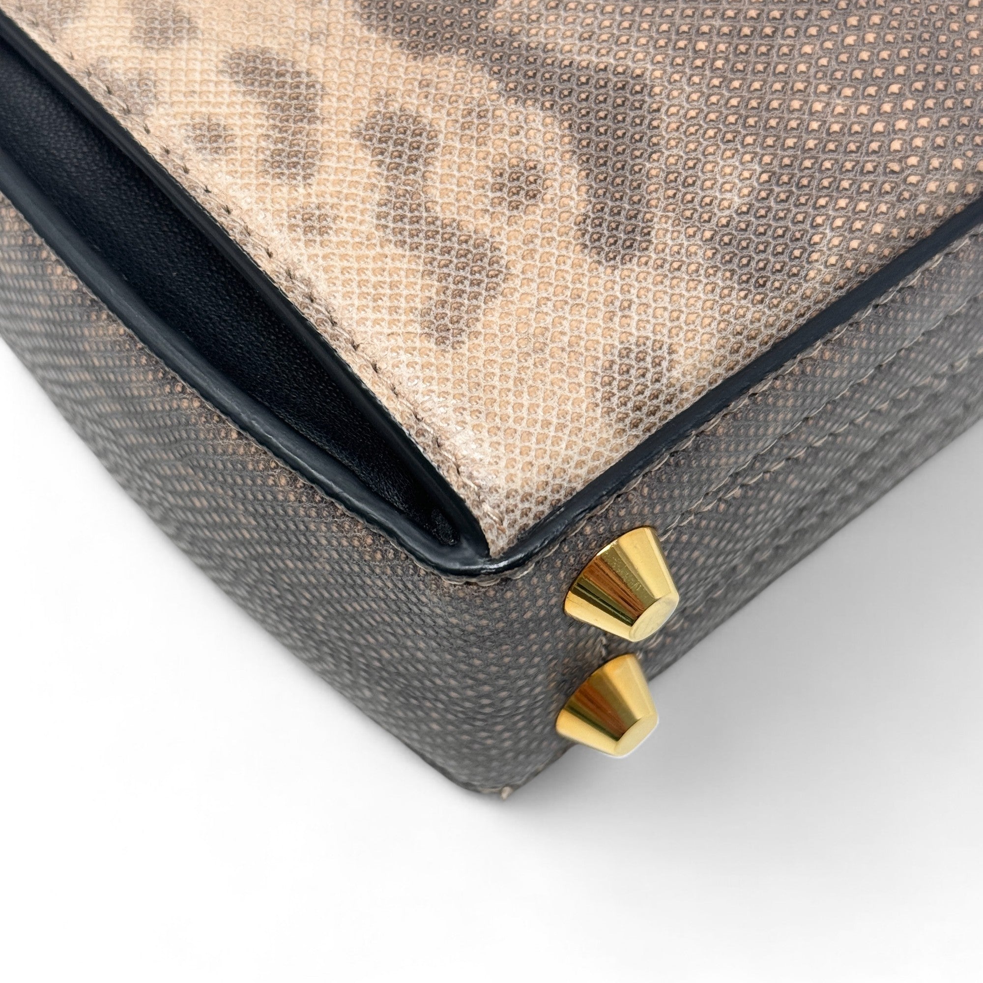 Alexander Mcqueen Python Chain Bag