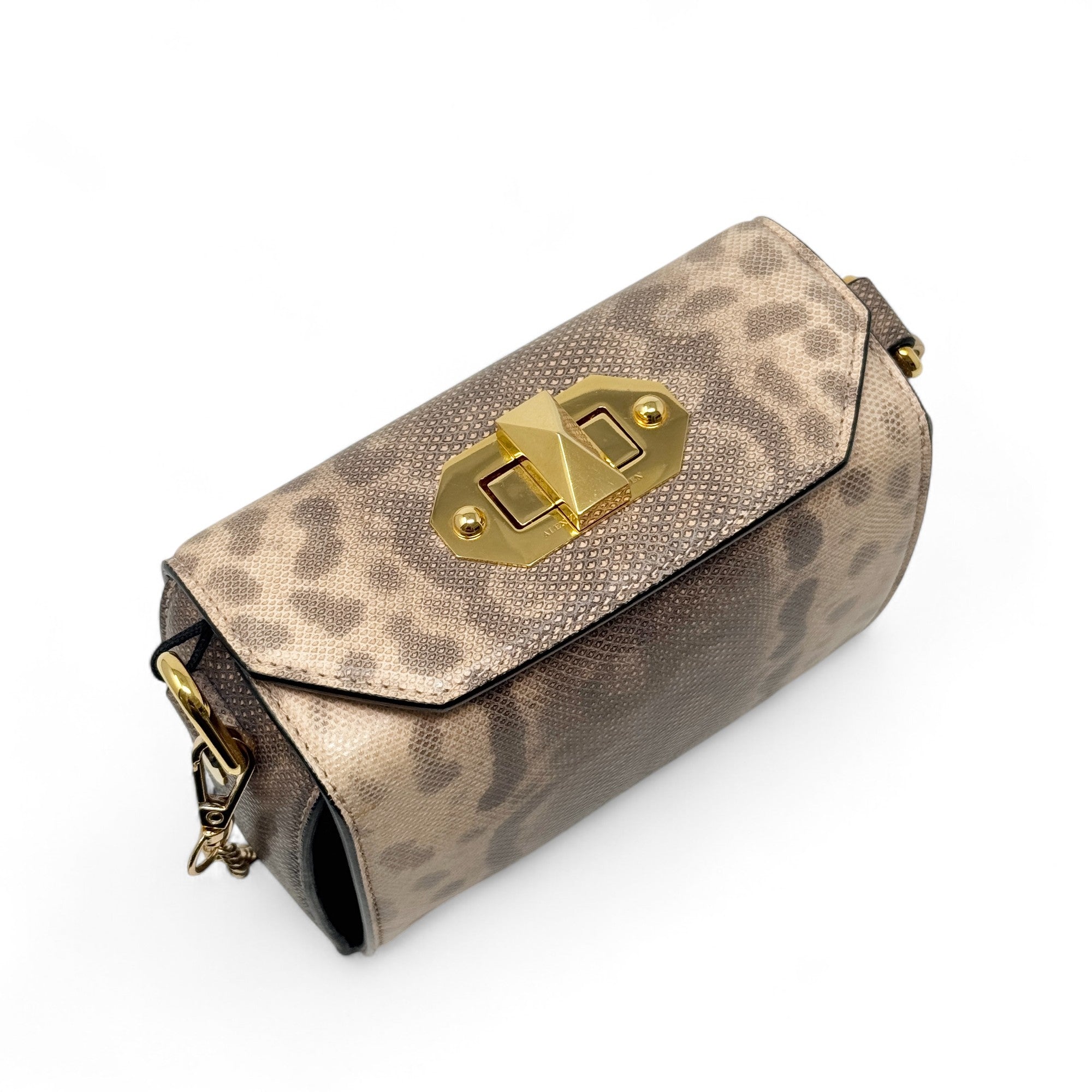 Alexander Mcqueen Python Chain Bag