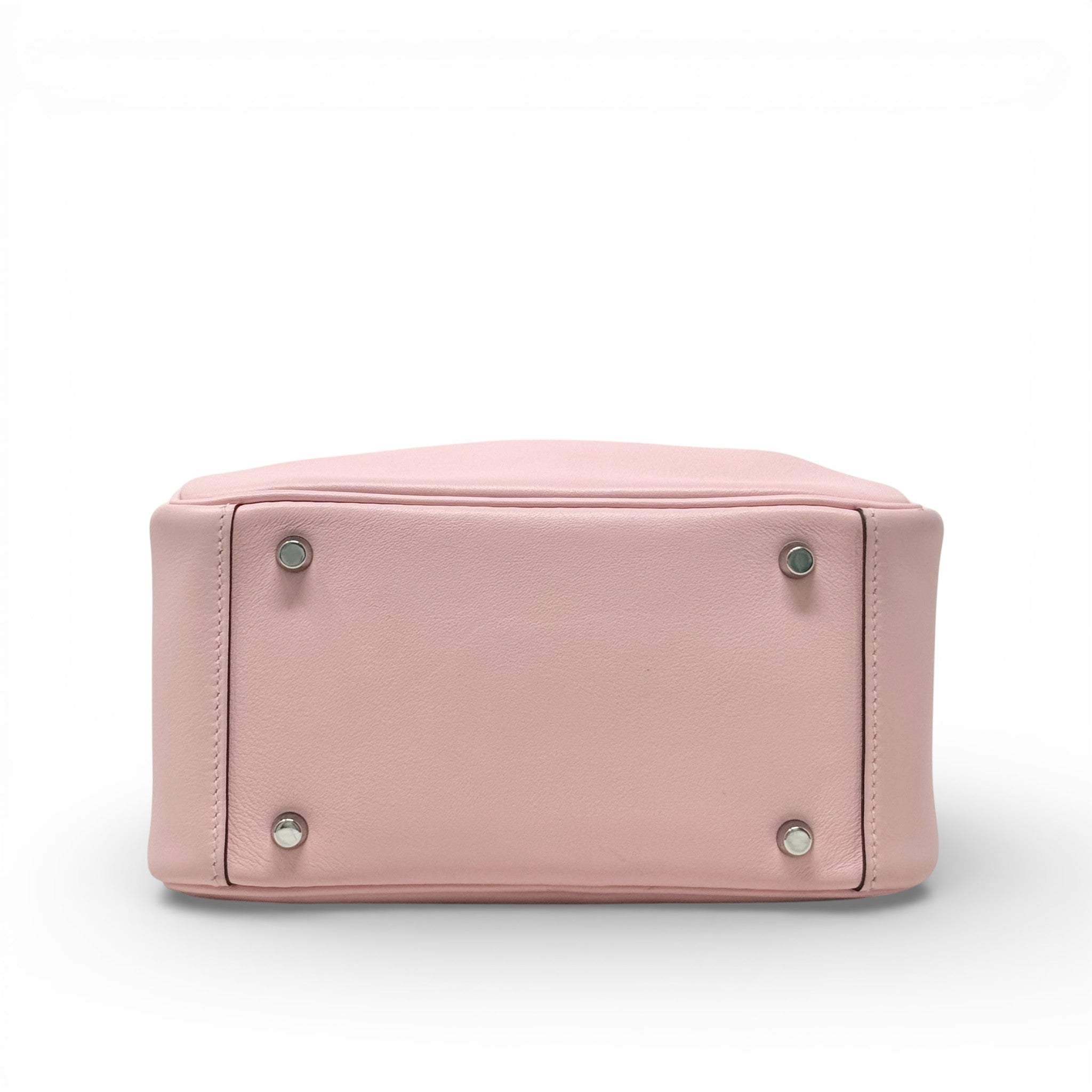 Hermes Rose Sakura Swift Mini Lindy