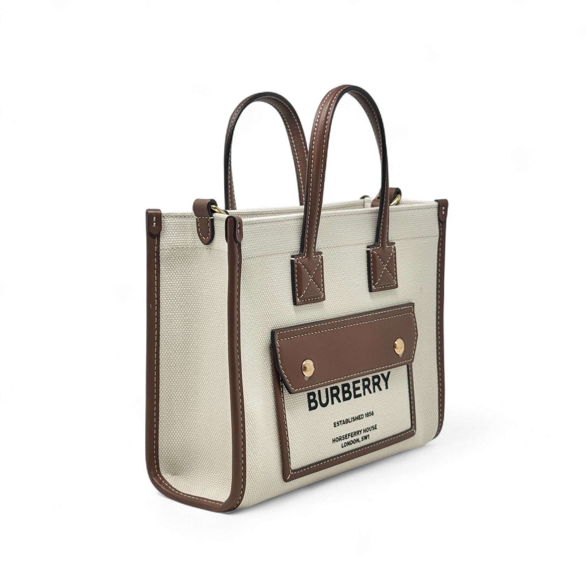 Burberry Brown Mini Freya Tote