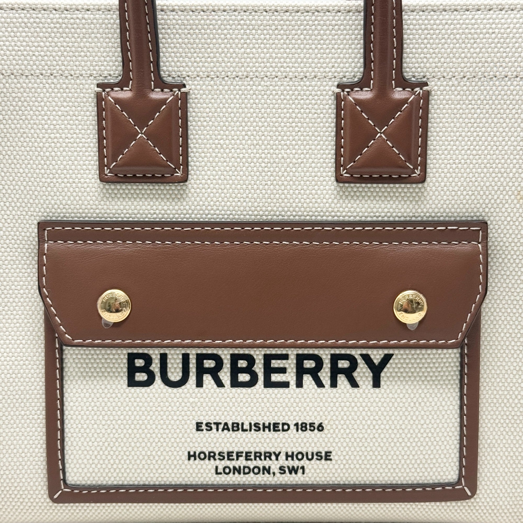 Burberry Brown Mini Freya Tote