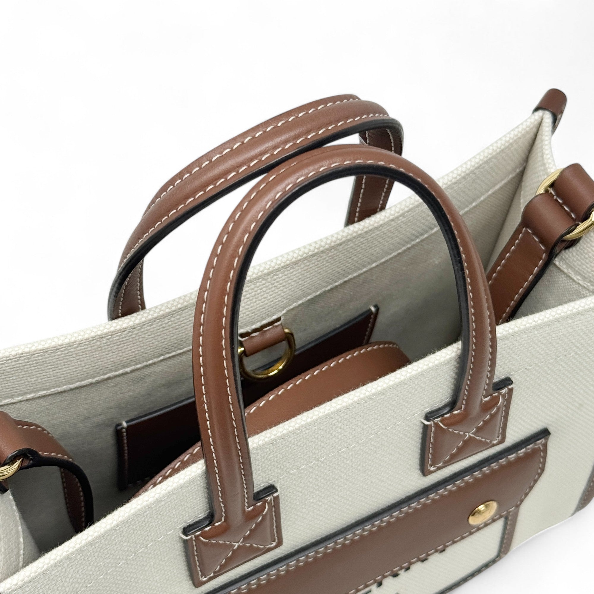 Burberry Brown Mini Freya Tote