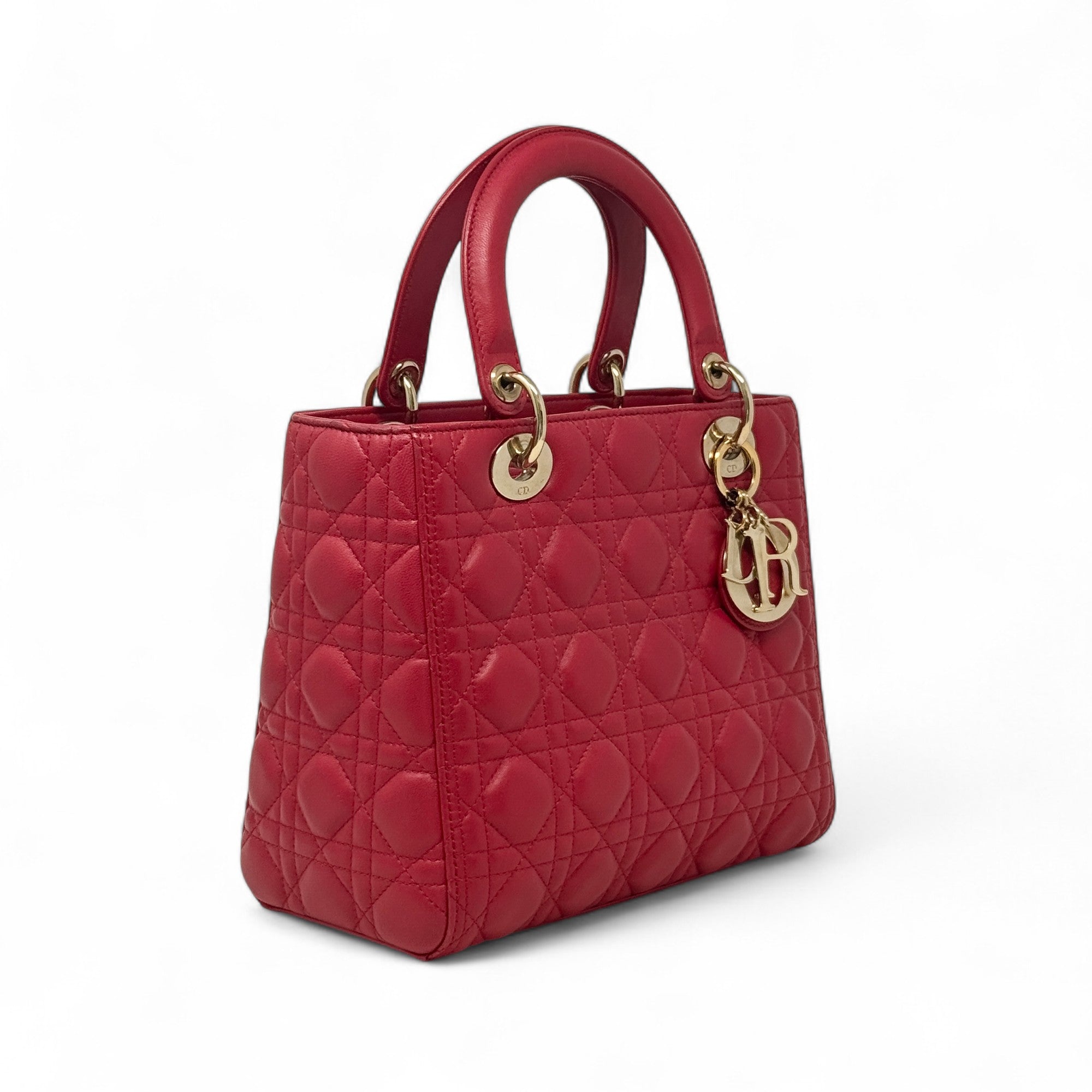 Dior Red Medium Lady Dior