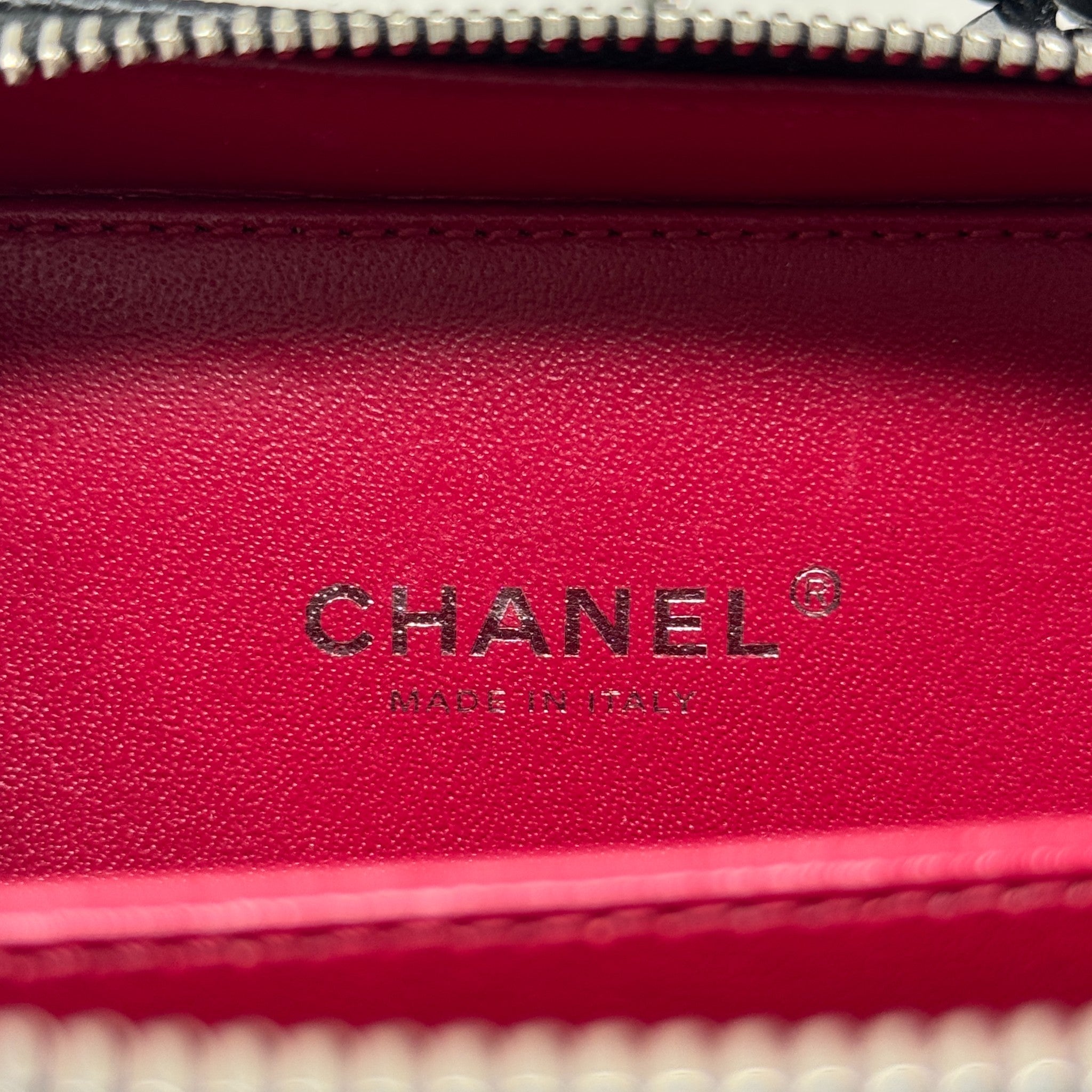 Chanel Black Small Filigree Vanity