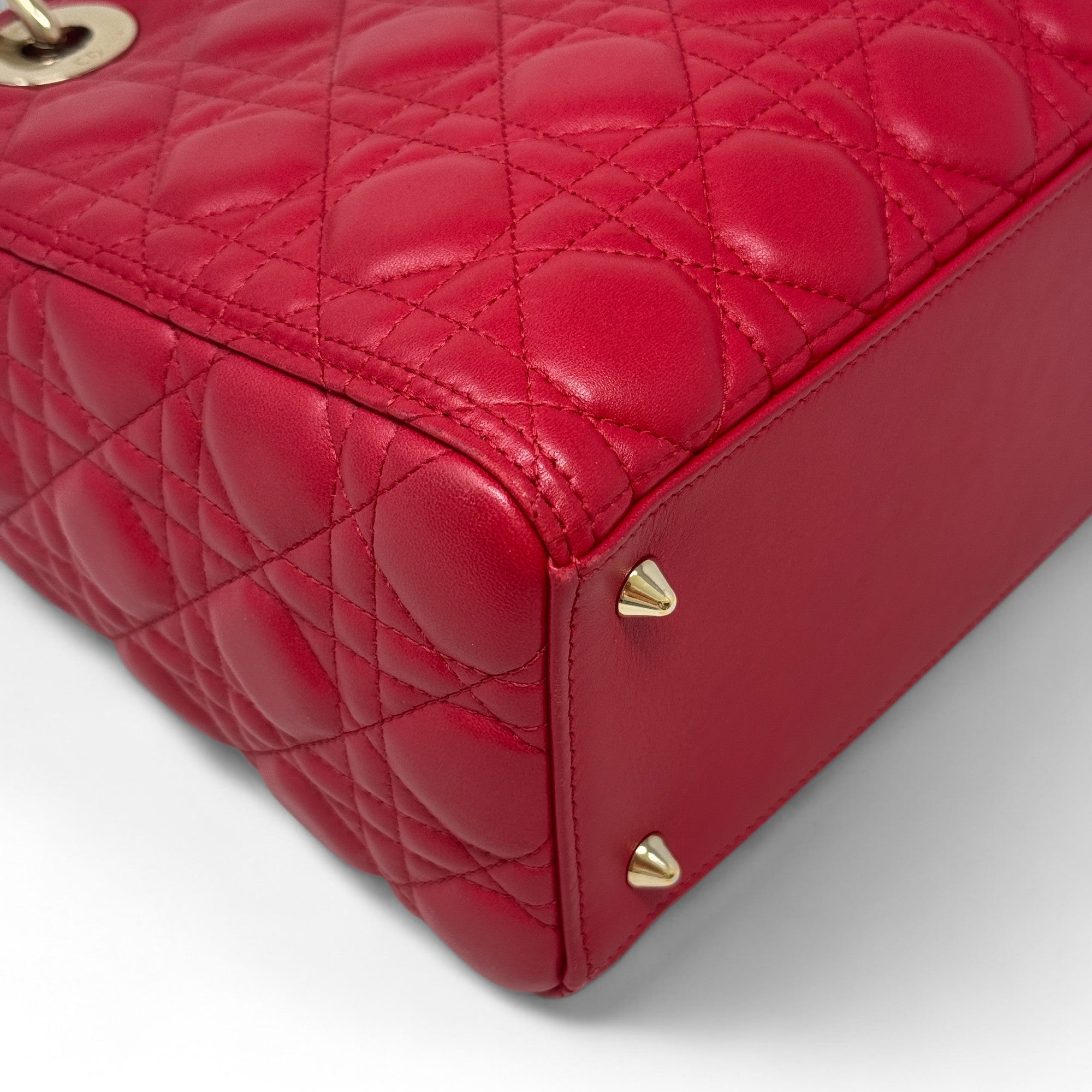Dior Red Medium Lady Dior