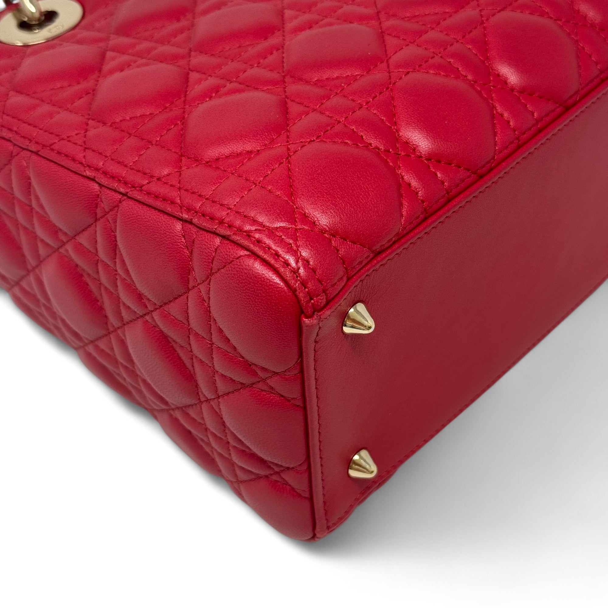Dior Red Medium Lady Dior