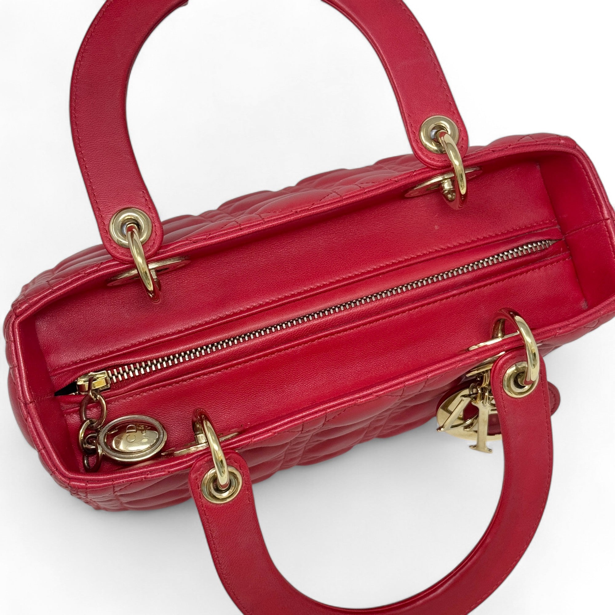 Dior Red Medium Lady Dior