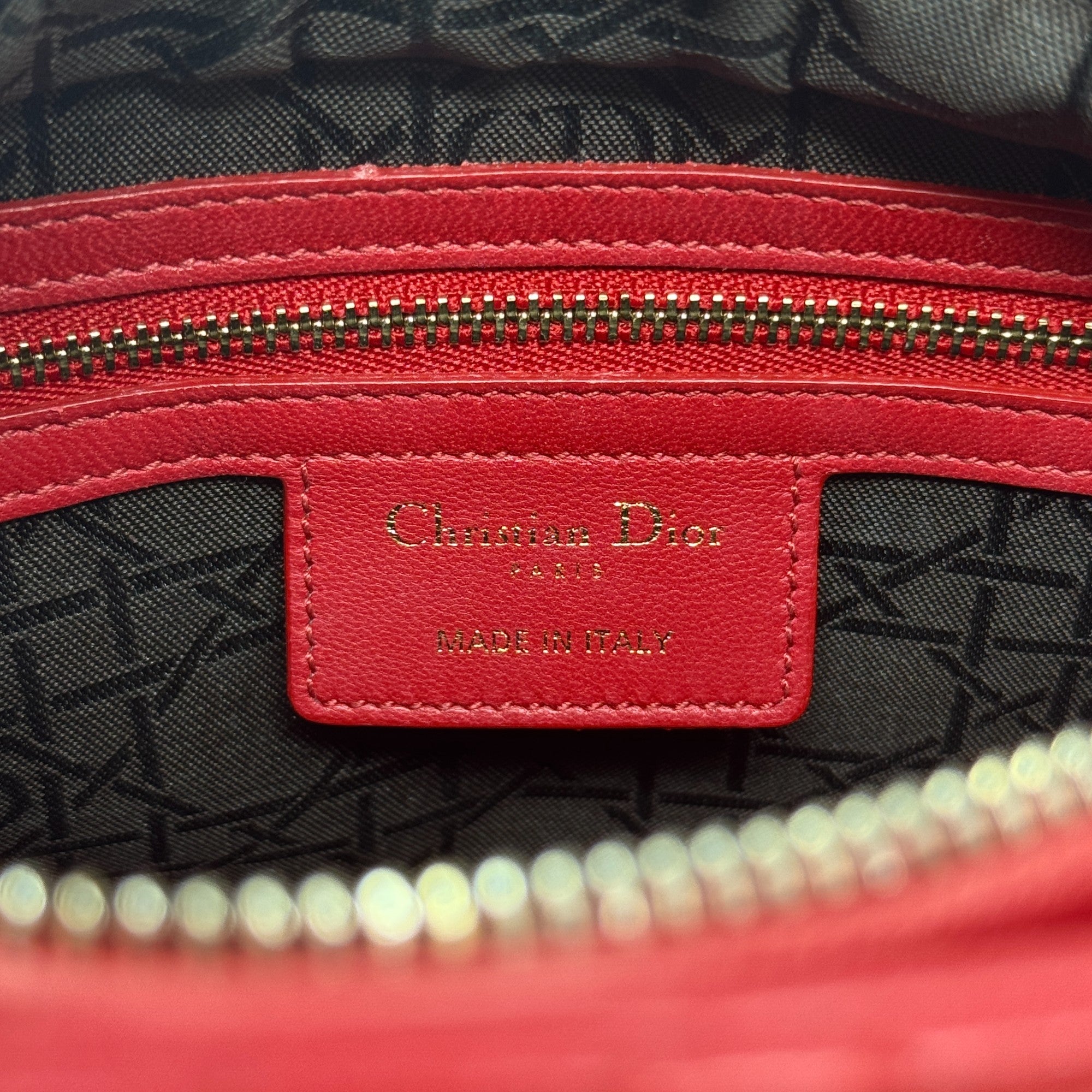 Dior Red Medium Lady Dior