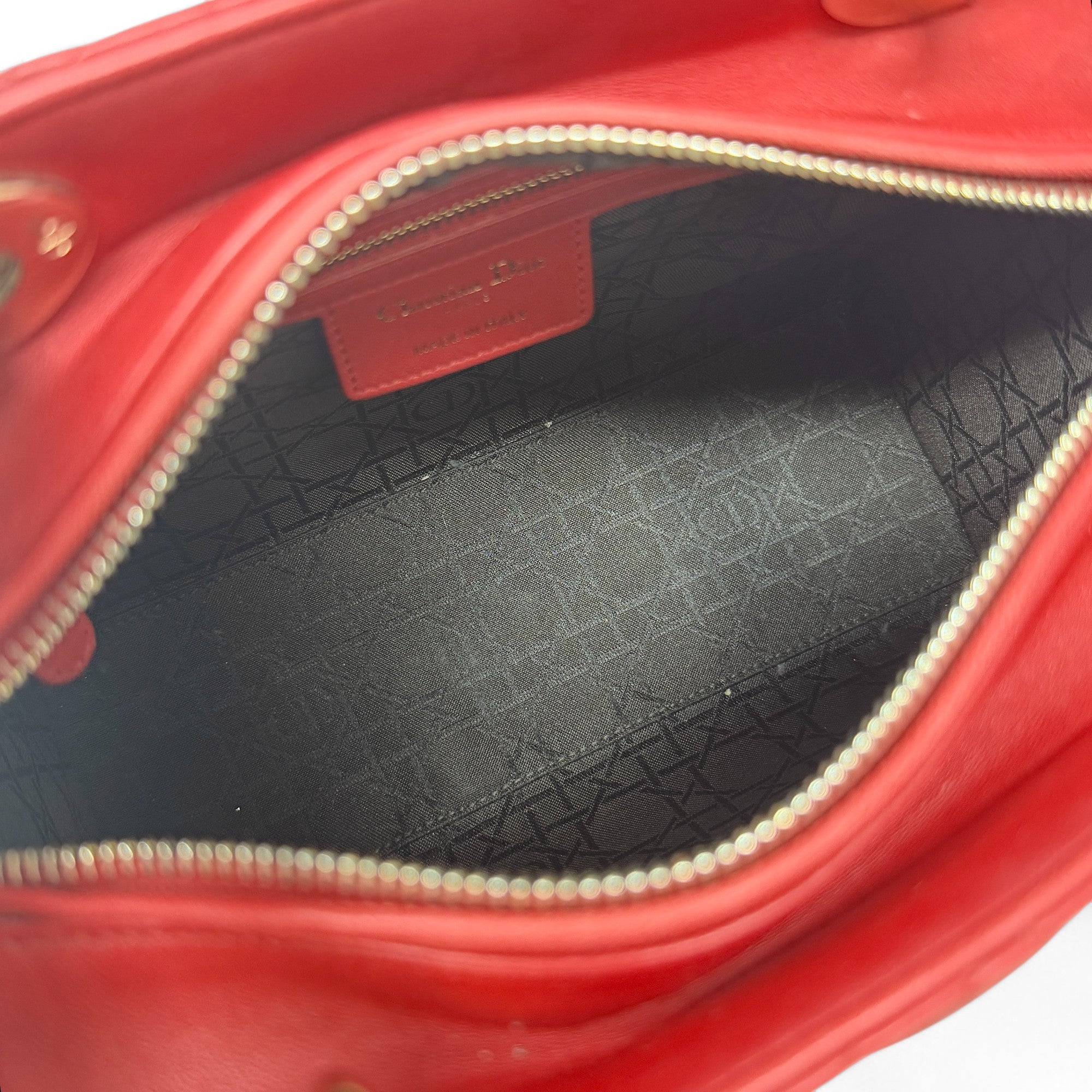 Dior Red Medium Lady Dior