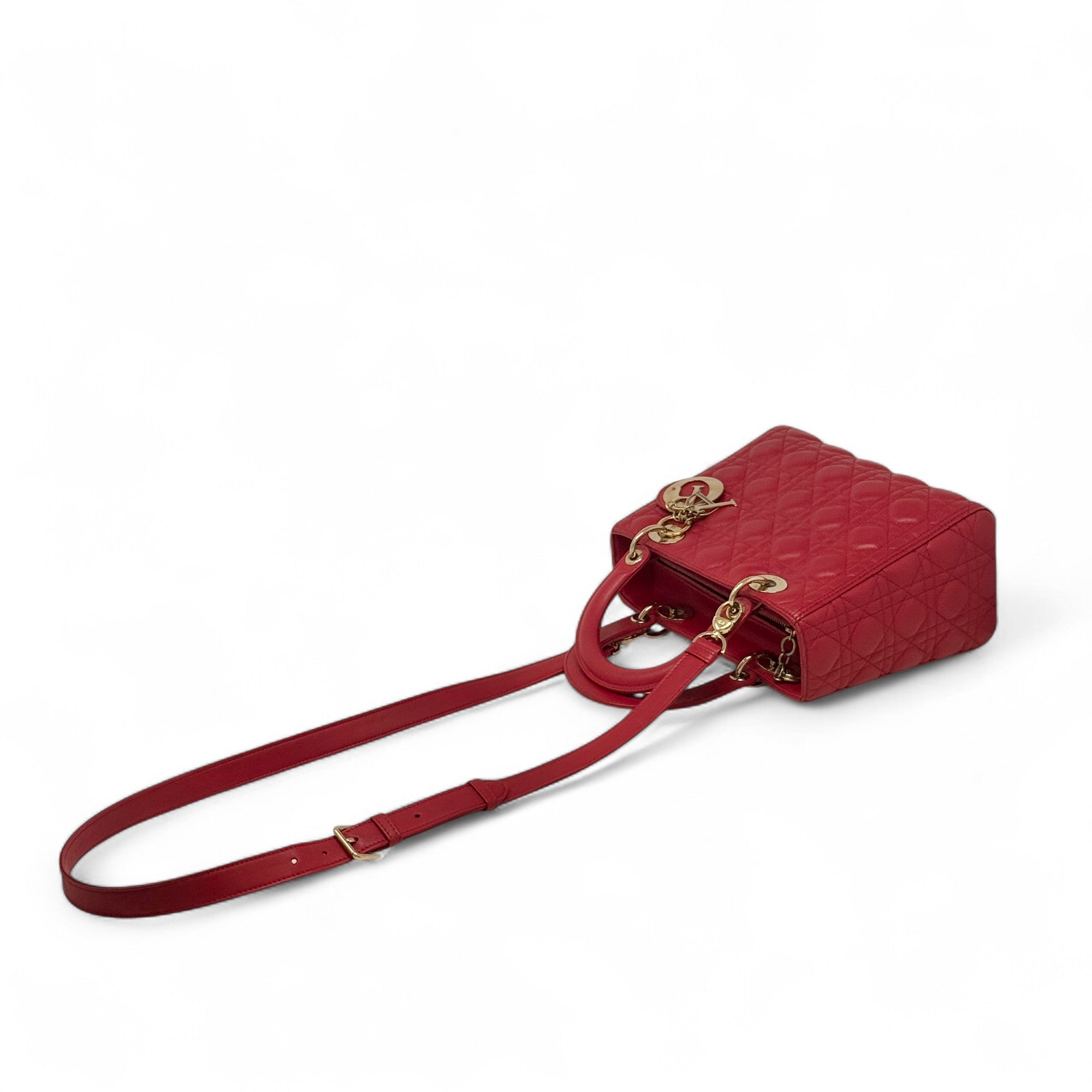 Dior Red Medium Lady Dior