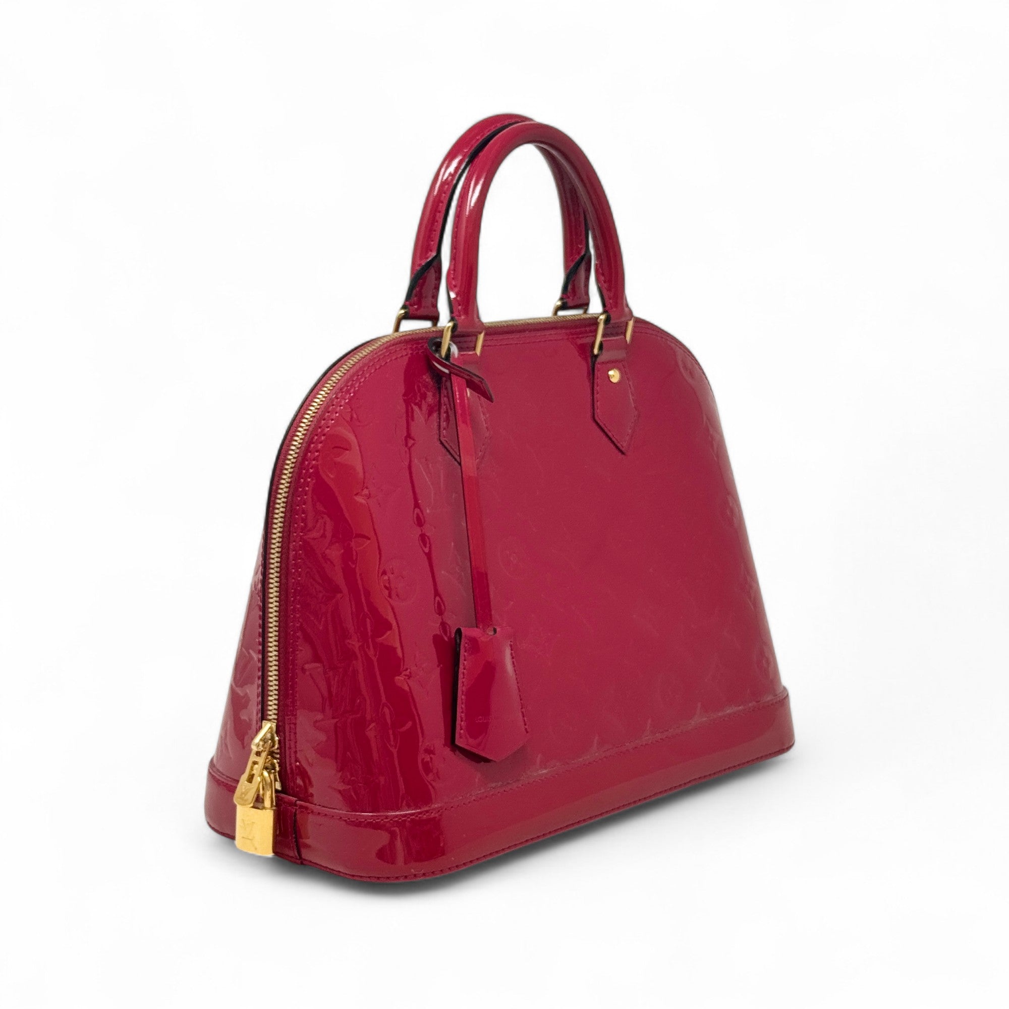 Louis Vuitton Pink Vernis Alma PM