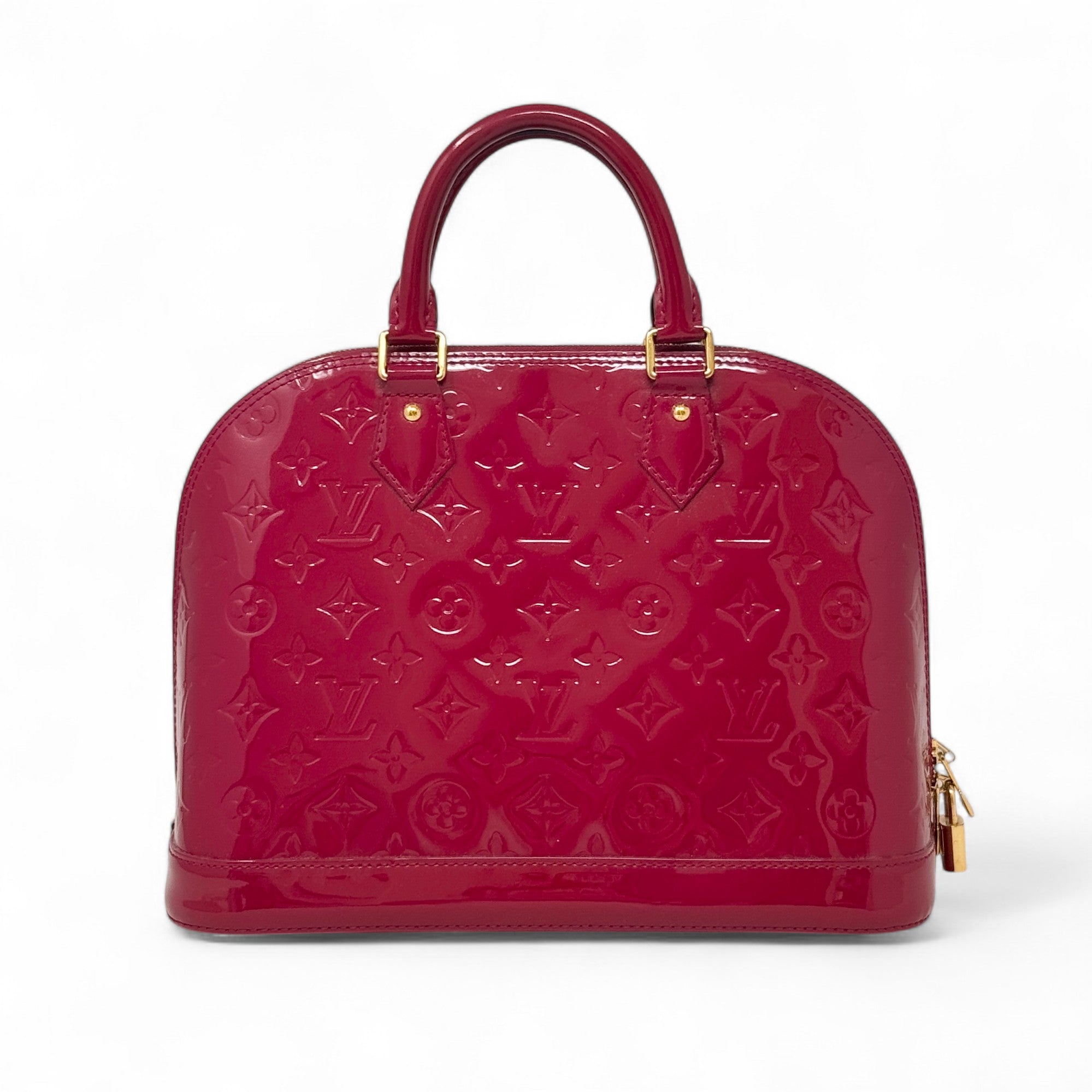 Louis Vuitton Pink Vernis Alma PM
