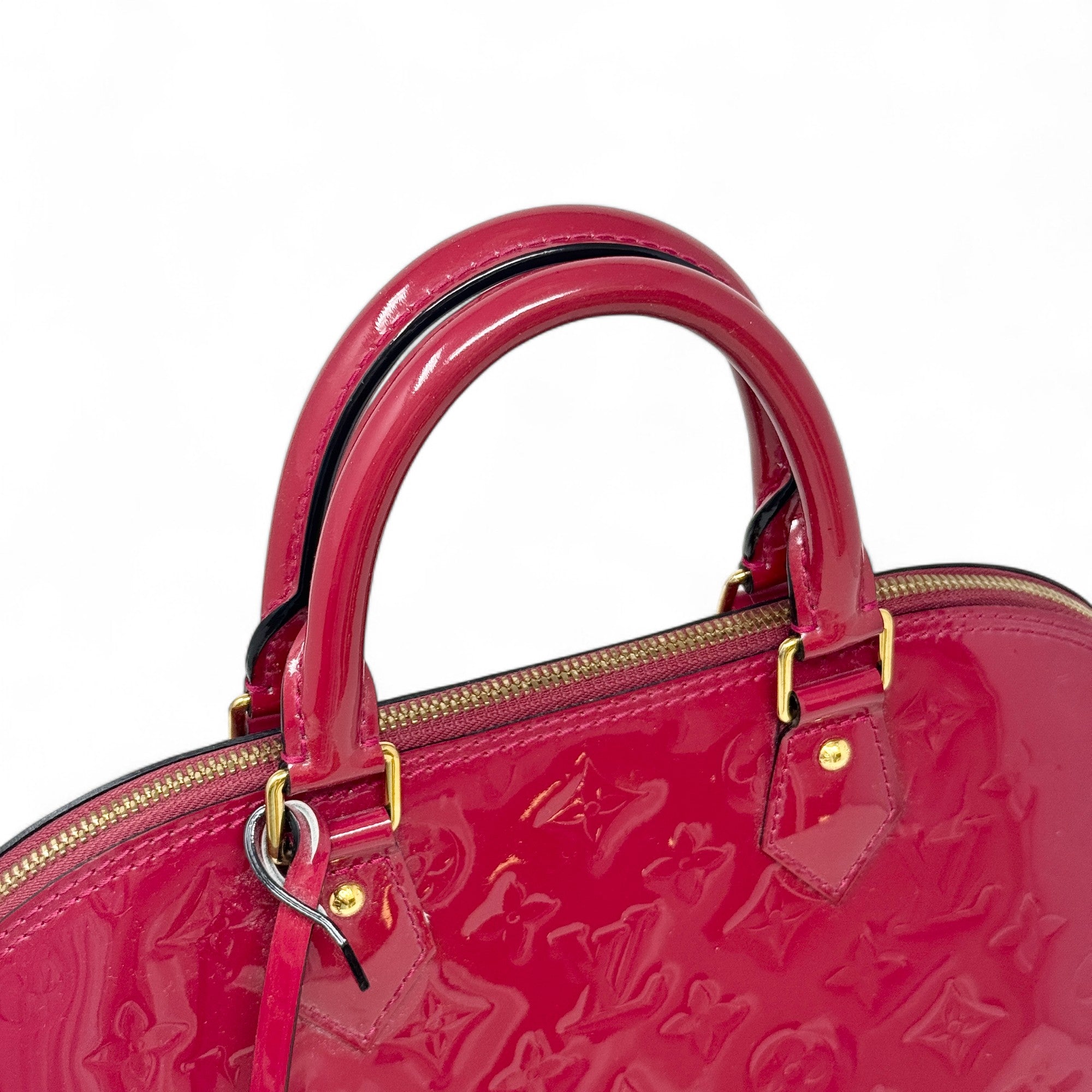 Louis Vuitton Pink Vernis Alma PM
