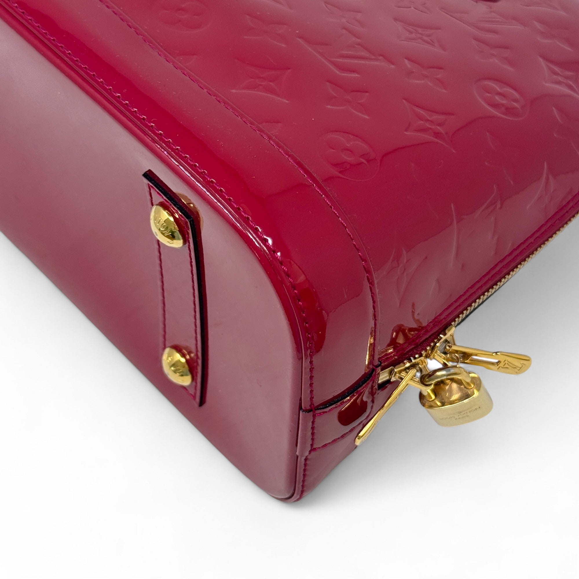 Louis Vuitton Pink Vernis Alma PM
