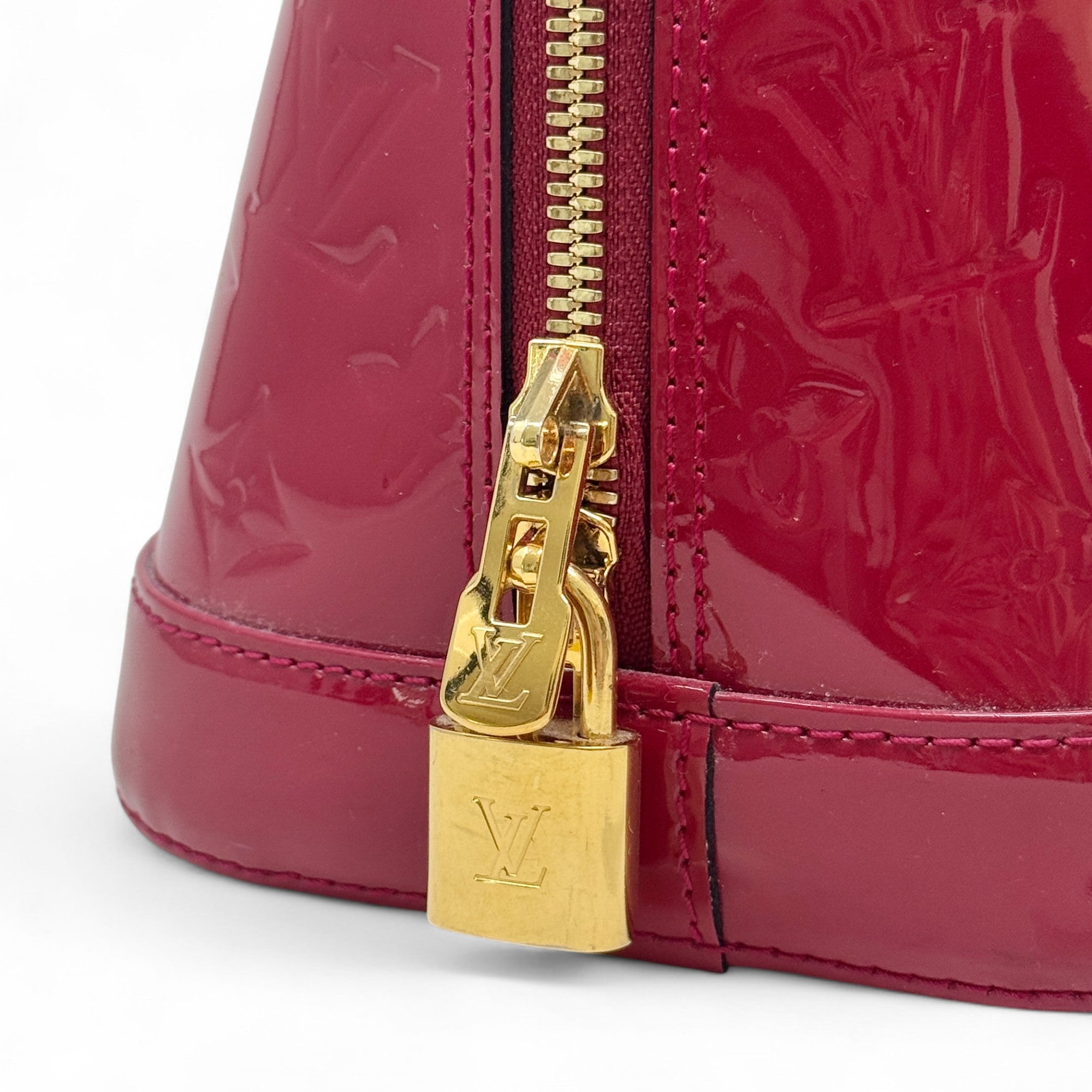 Louis Vuitton Pink Vernis Alma PM