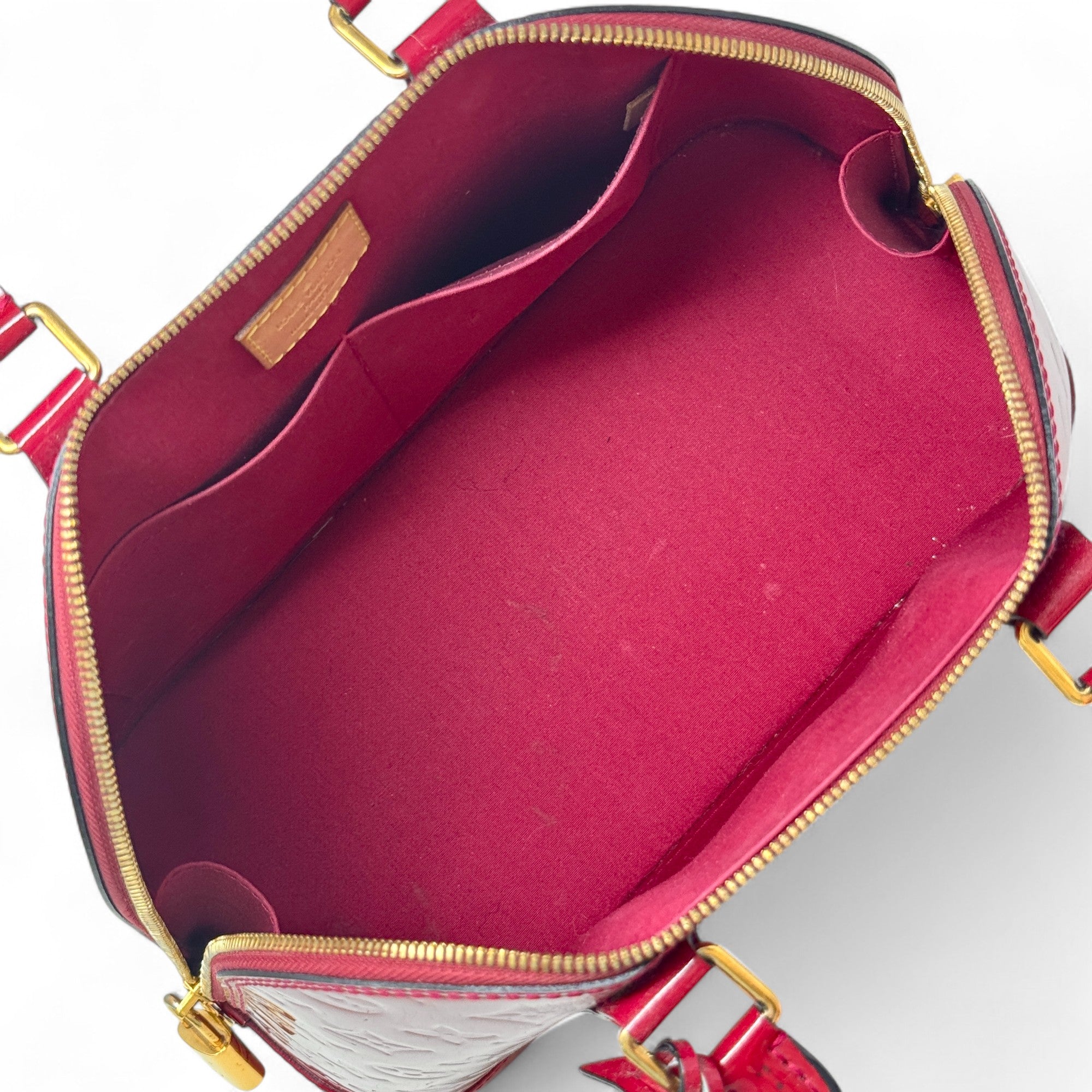 Louis Vuitton Pink Vernis Alma PM