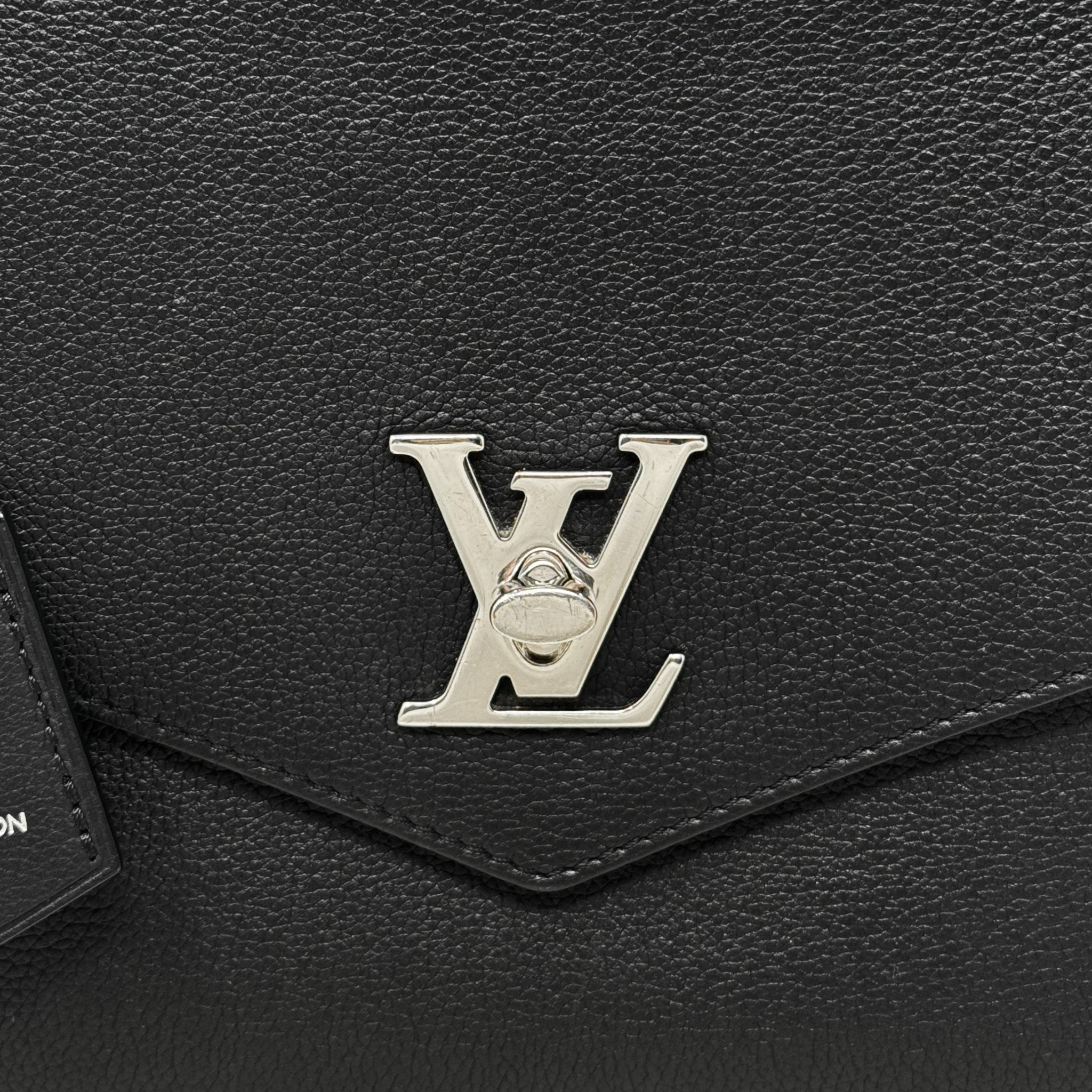 Louis Vuitton Black MyLockMe Top Handle Bag