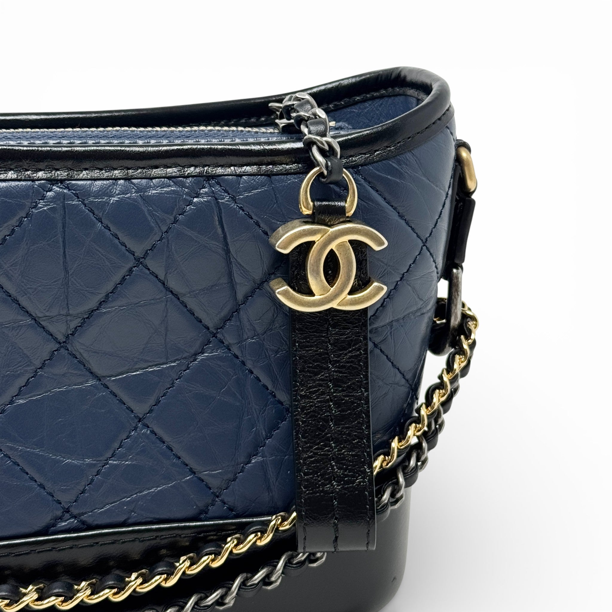 Chanel Navy Small Gabrielle Hobo