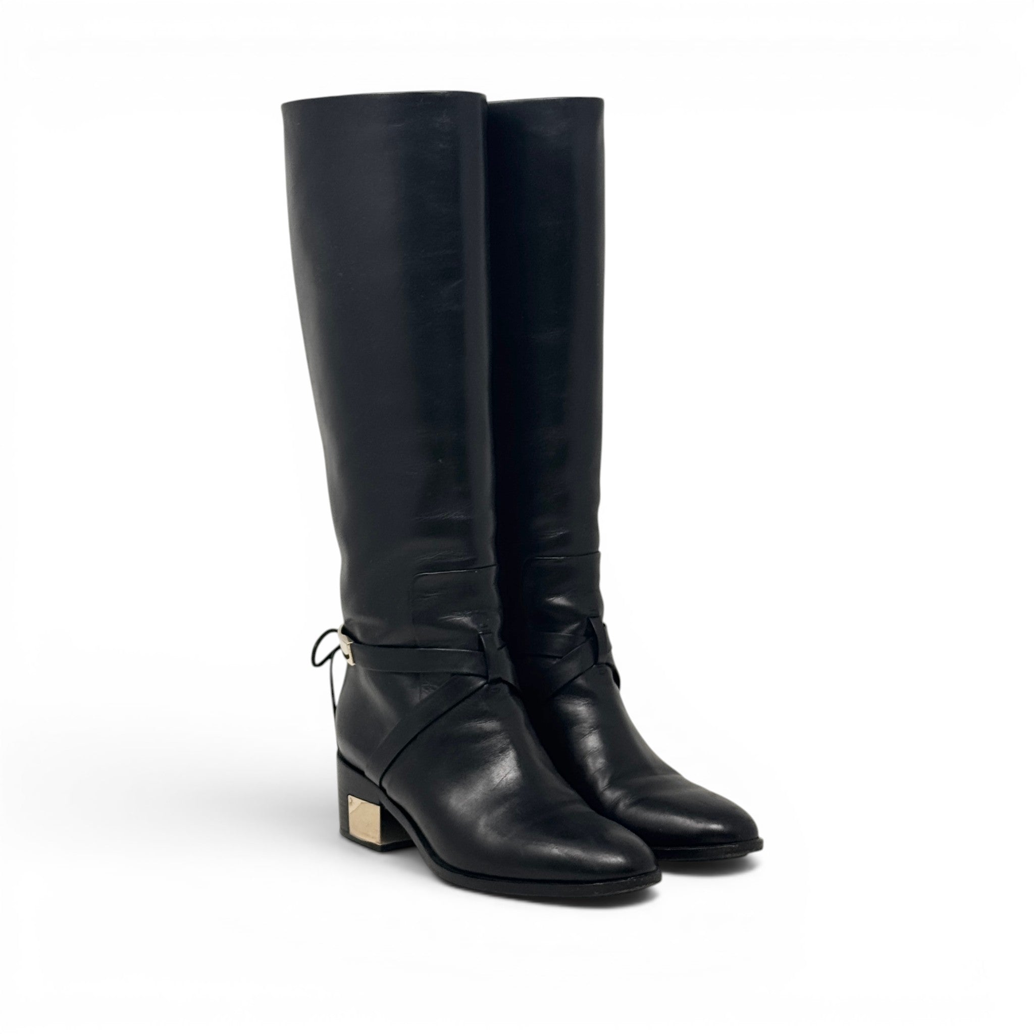 Dior Black Riding Boots 36