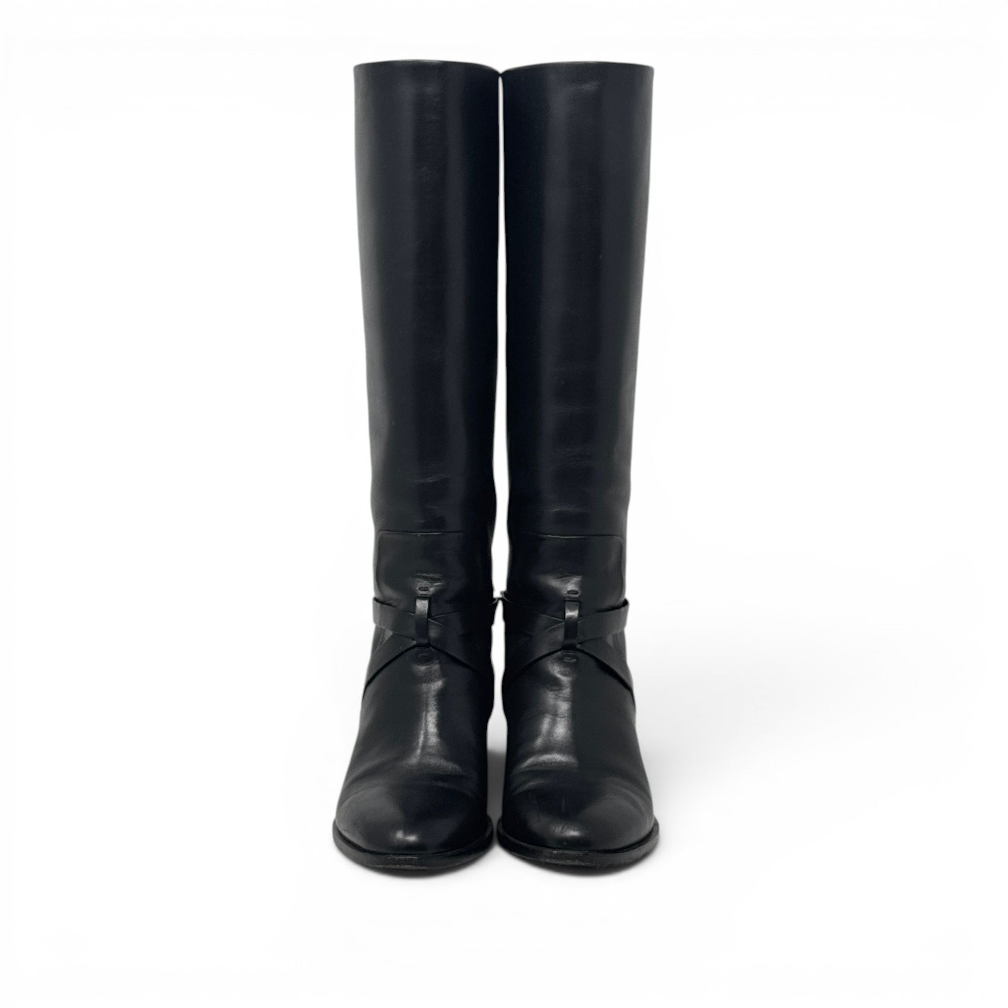 Dior Black Riding Boots 36