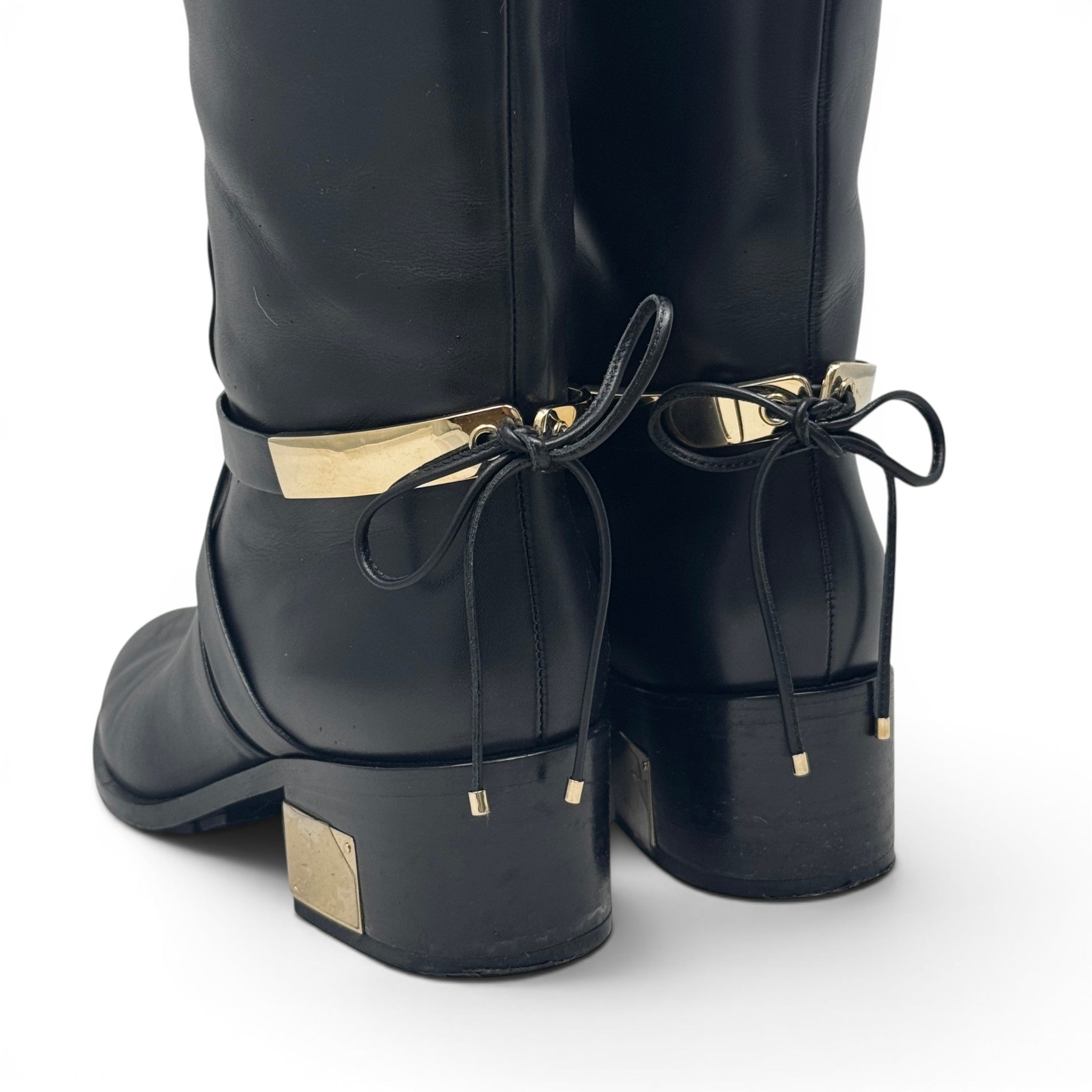 Dior Black Riding Boots 36