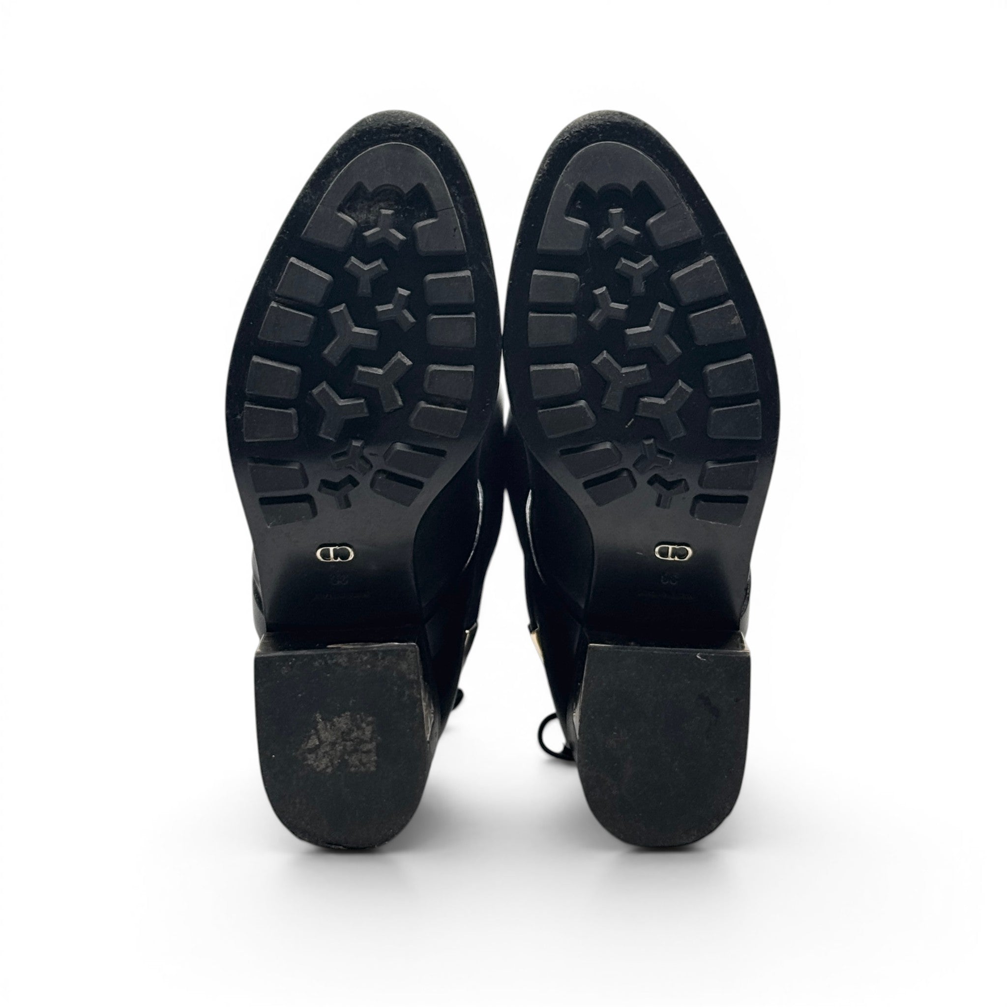 Dior Black Riding Boots 36