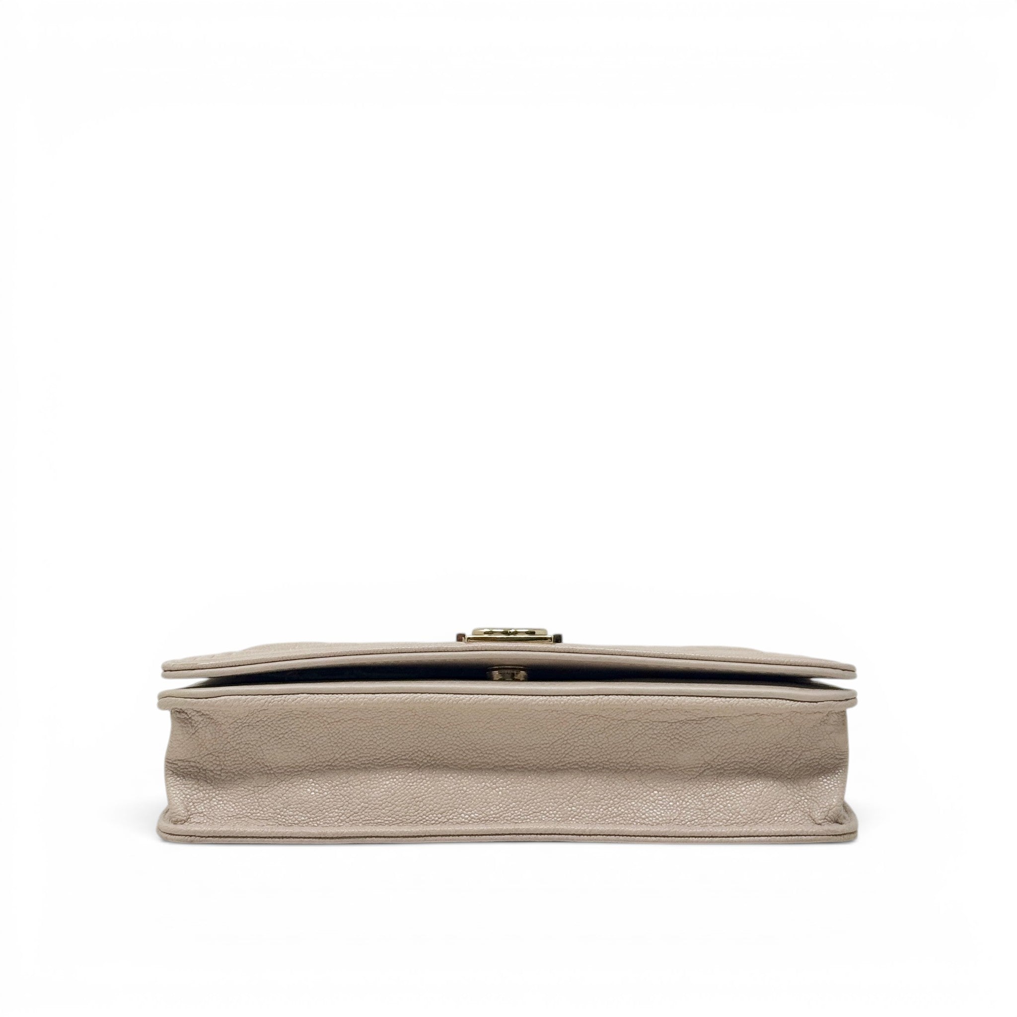 Chanel Beige Boy Wallet On Chain
