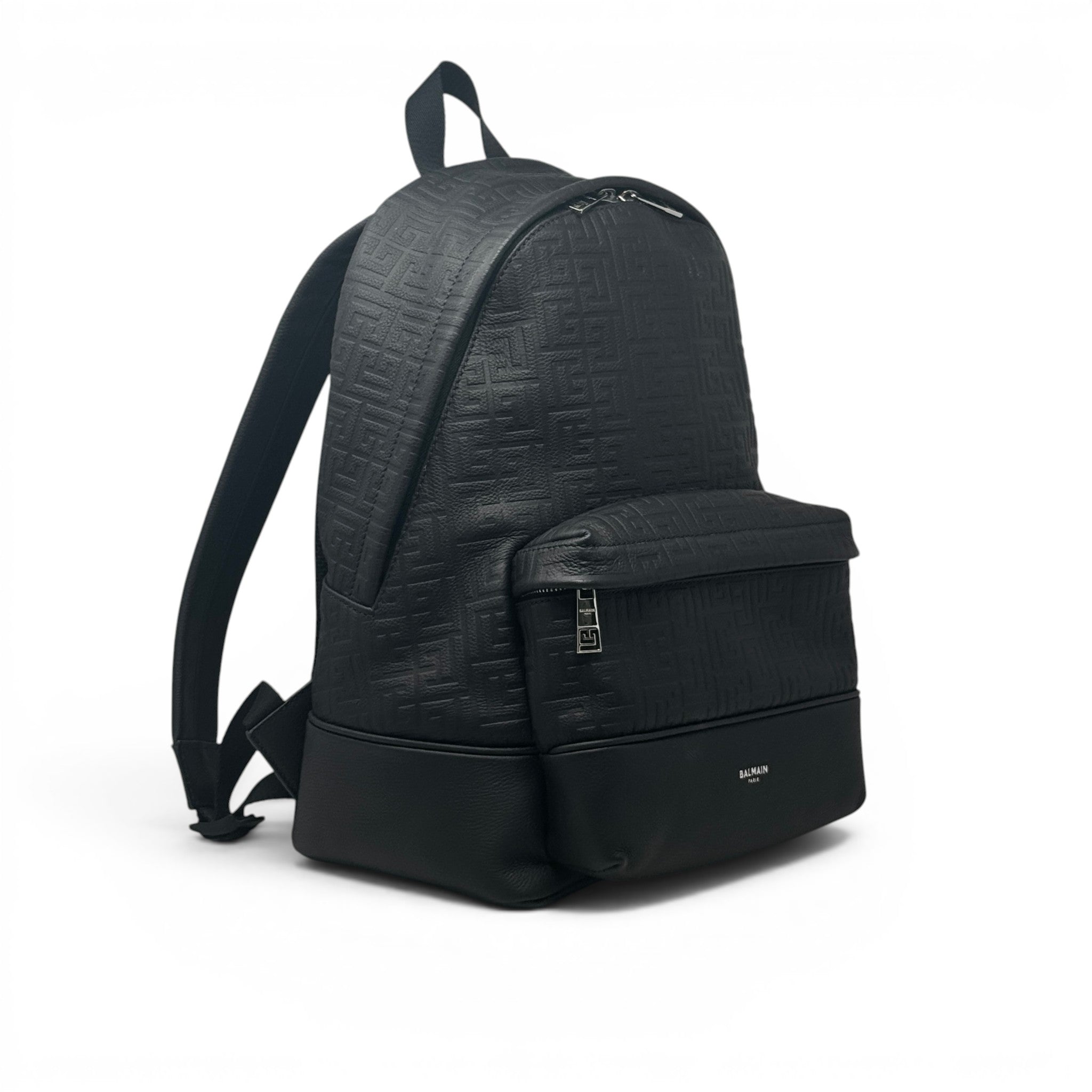Balmain Black 1945 City Backpack