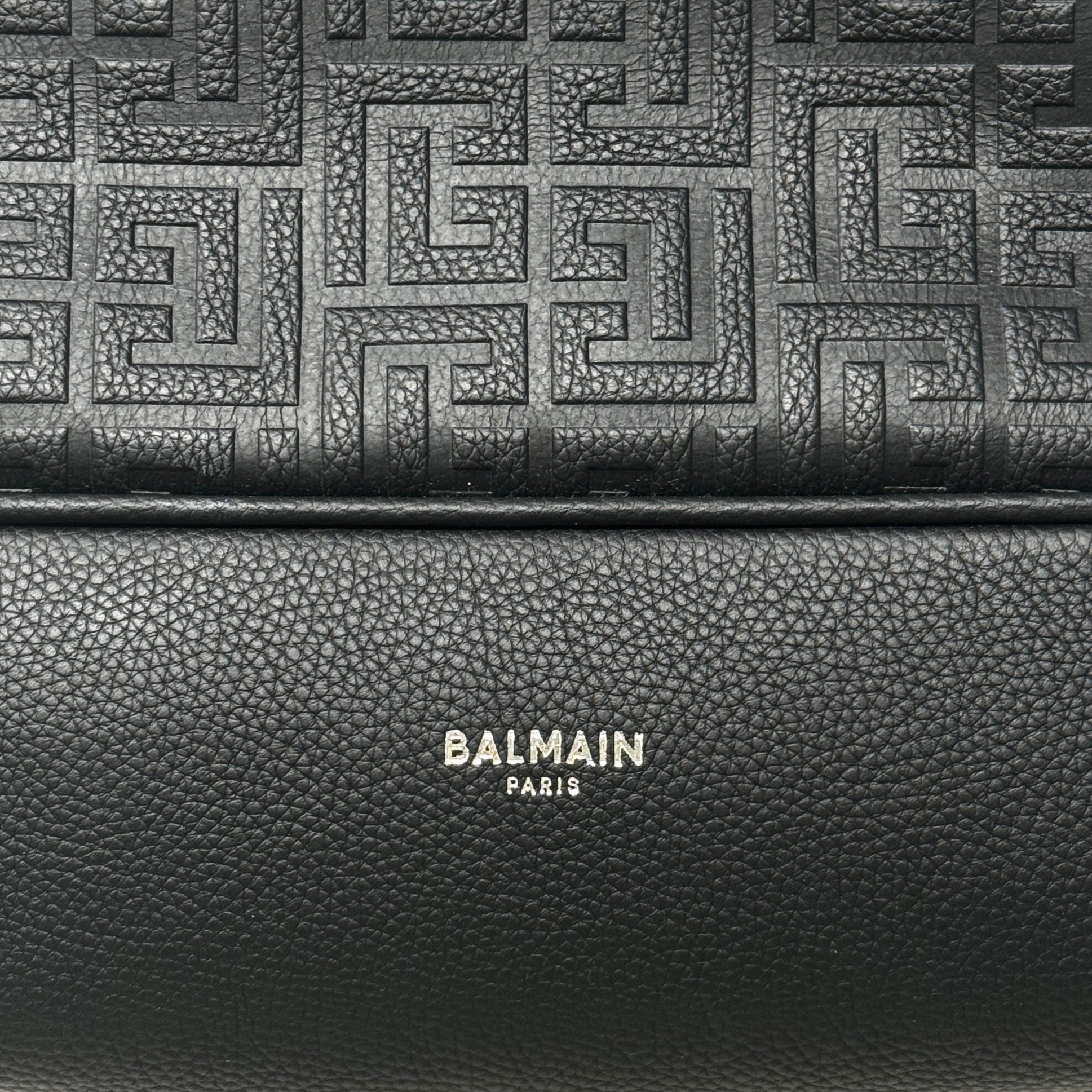Balmain Black 1945 City Backpack