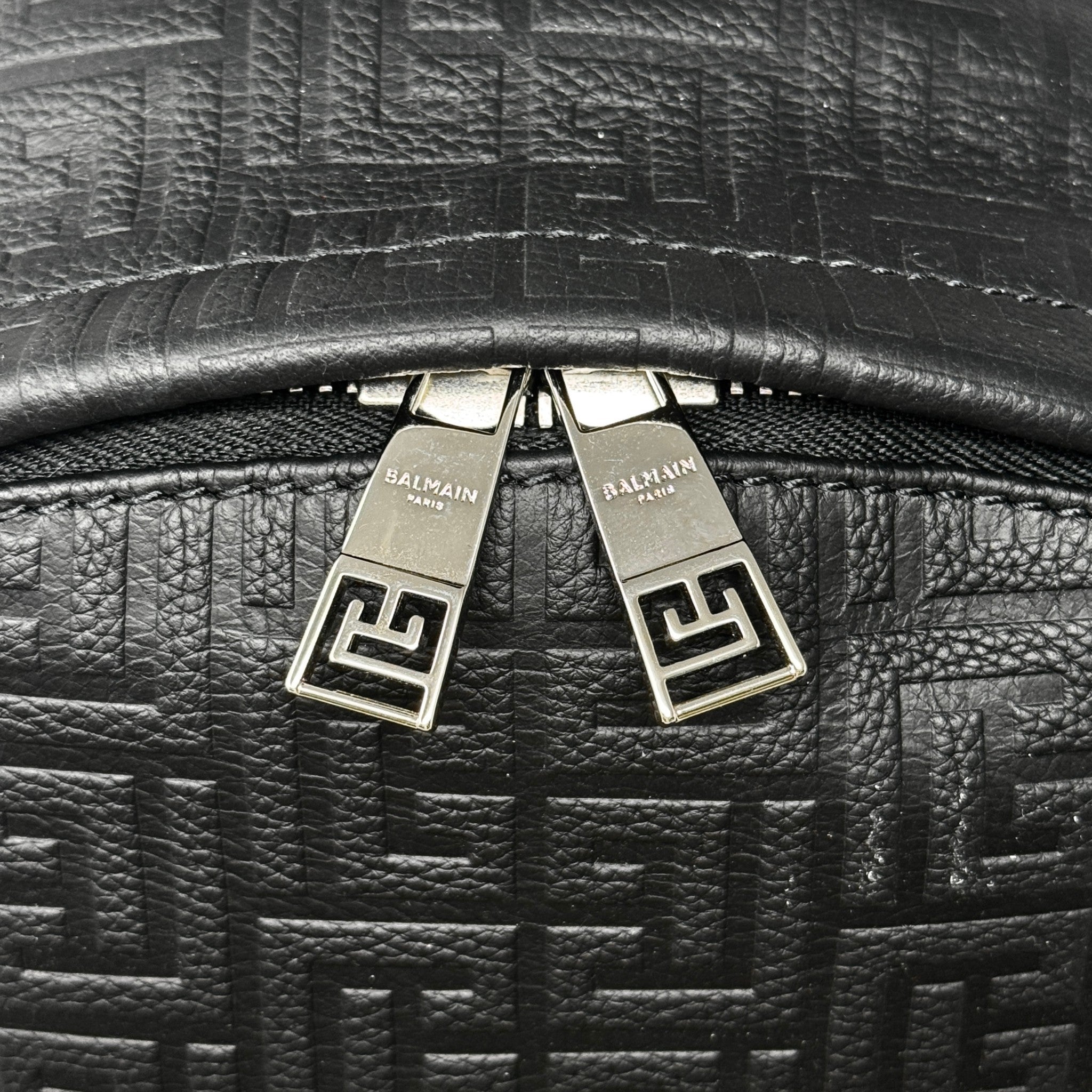 Balmain Black 1945 City Backpack