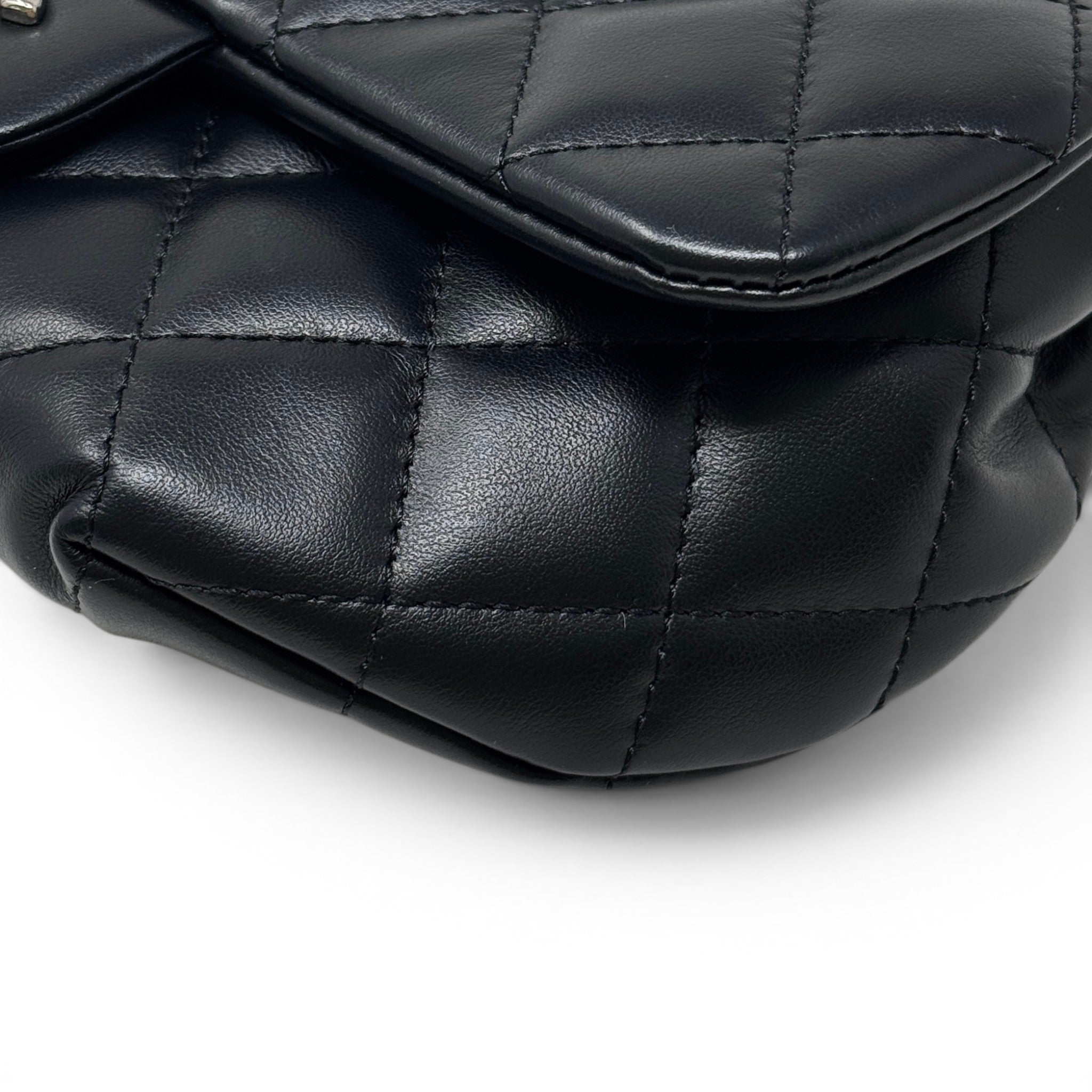 Chanel Black CC Uniform Flap Belt Bag