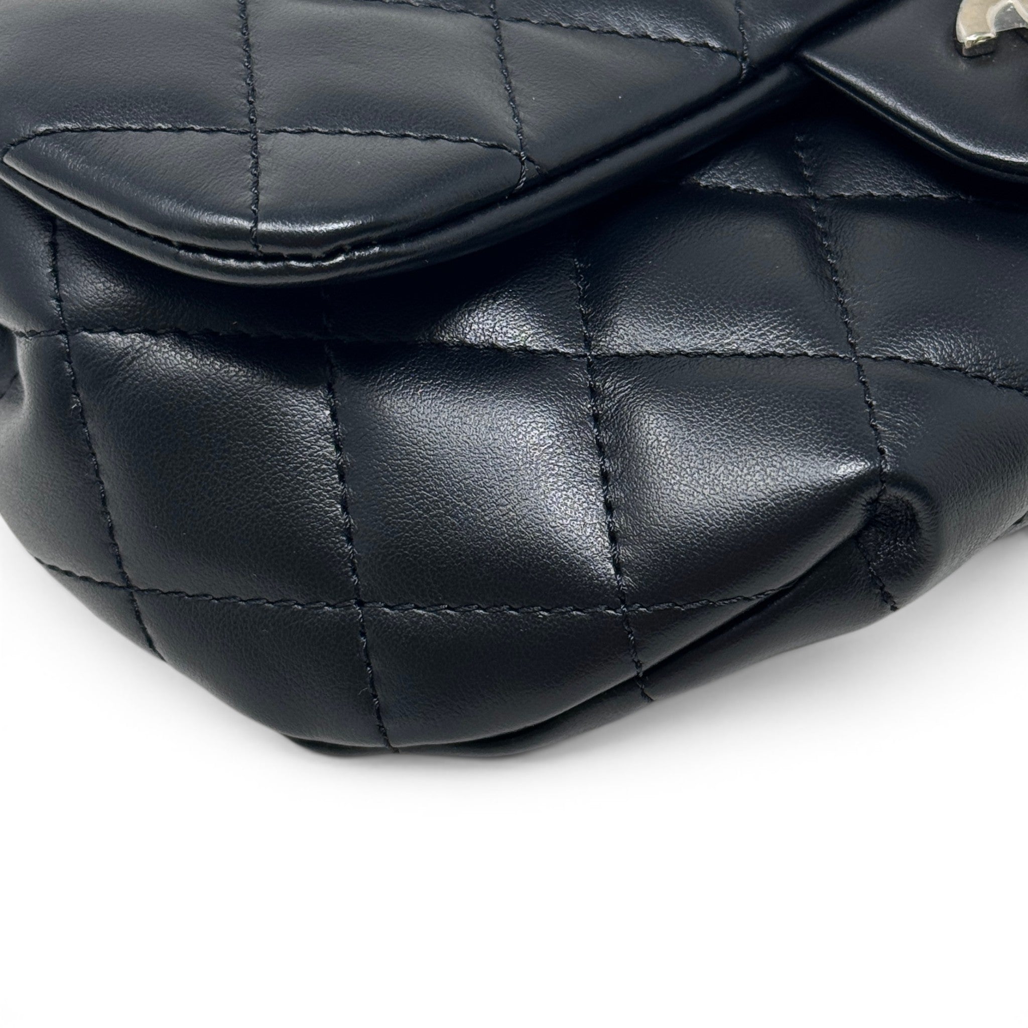 Chanel Black CC Uniform Flap Belt Bag