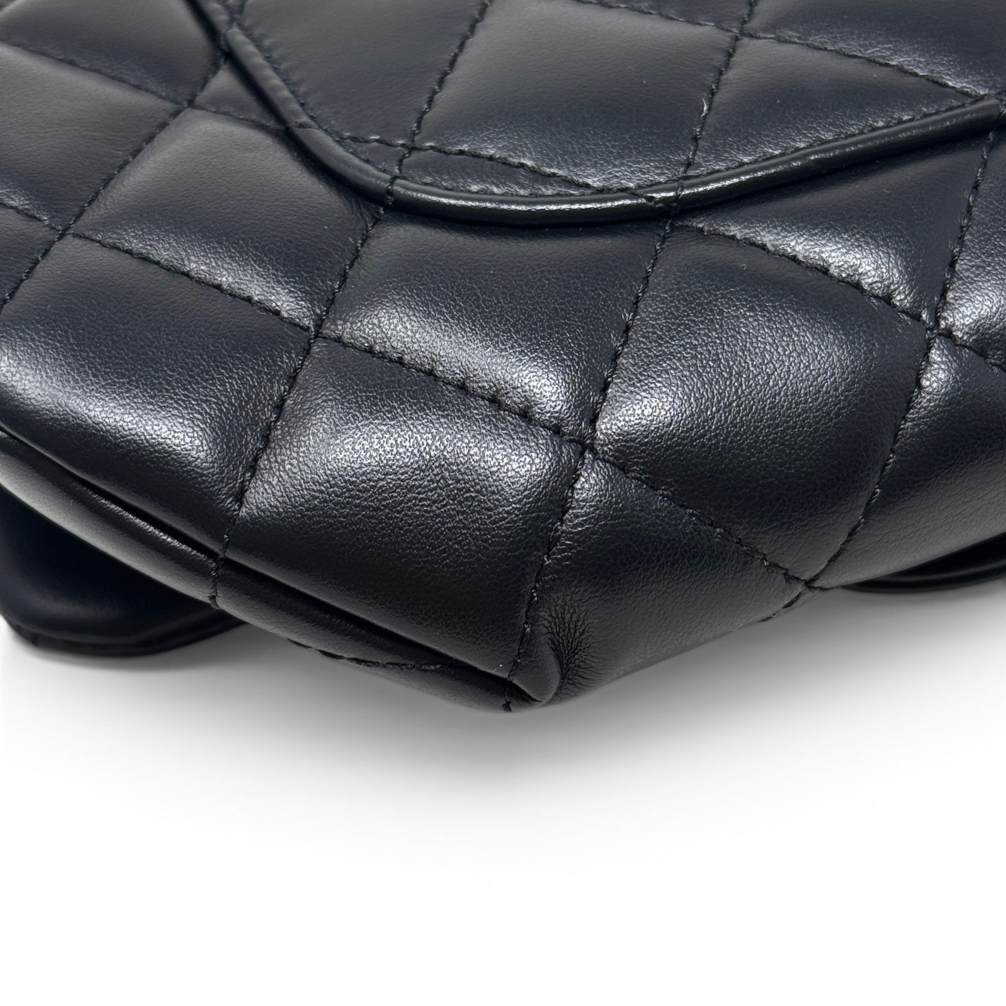 Chanel Black CC Uniform Flap Belt Bag