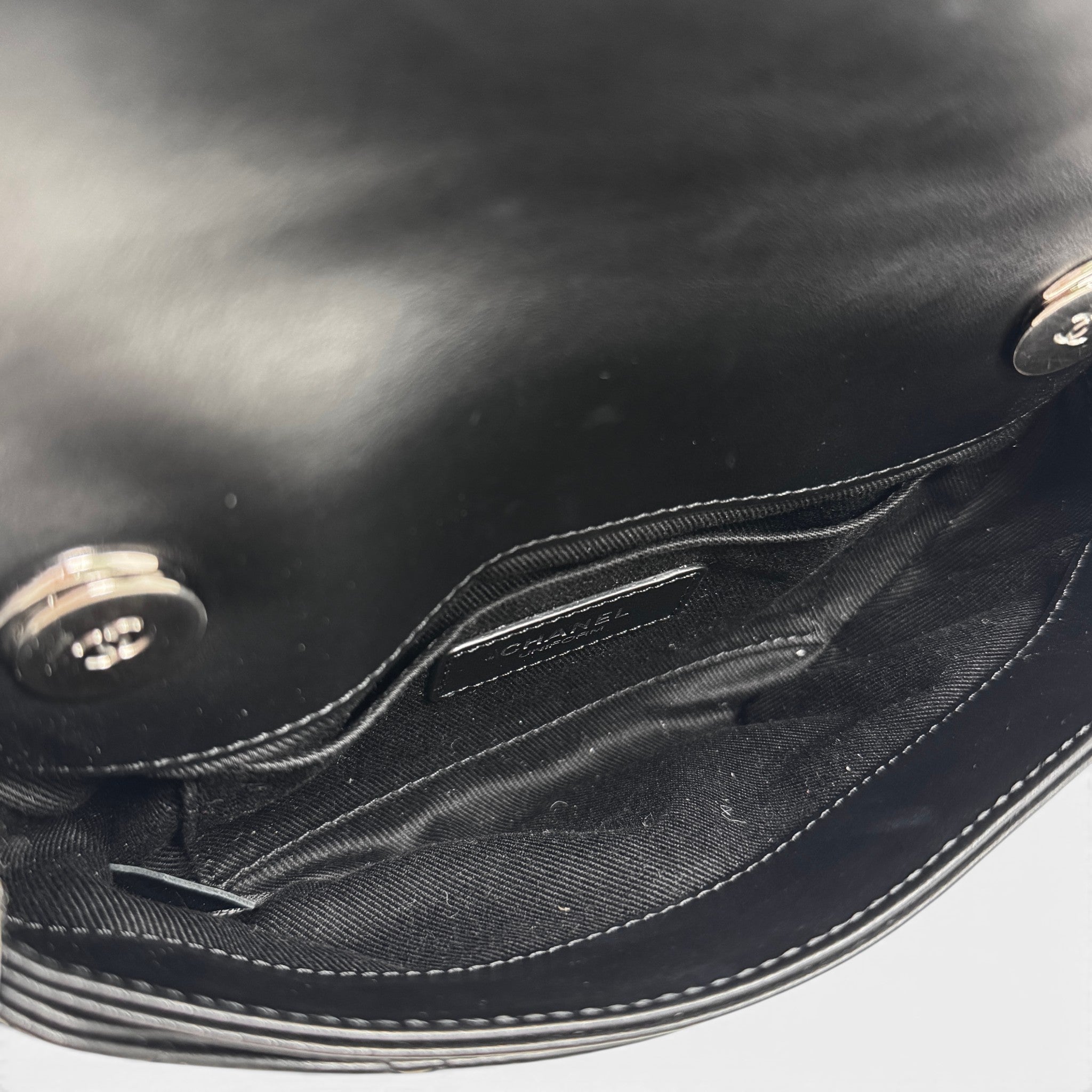 Chanel Black CC Uniform Flap Belt Bag