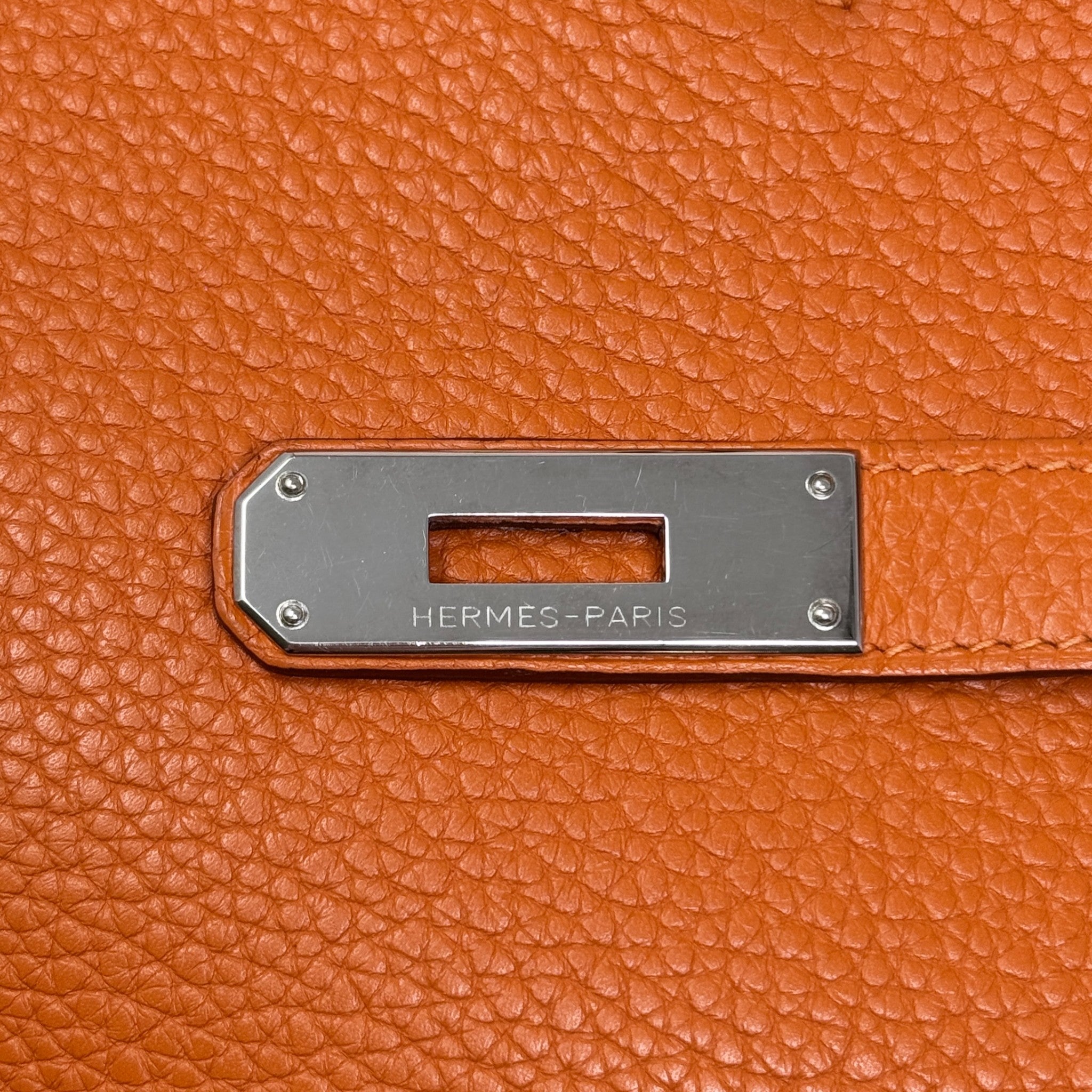 Hermes Orange Clemence Jypsiere 28