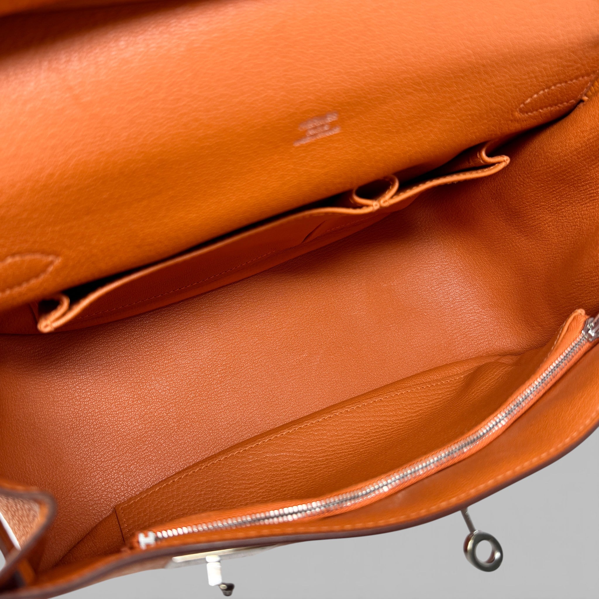 Hermes Orange Clemence Jypsiere 28