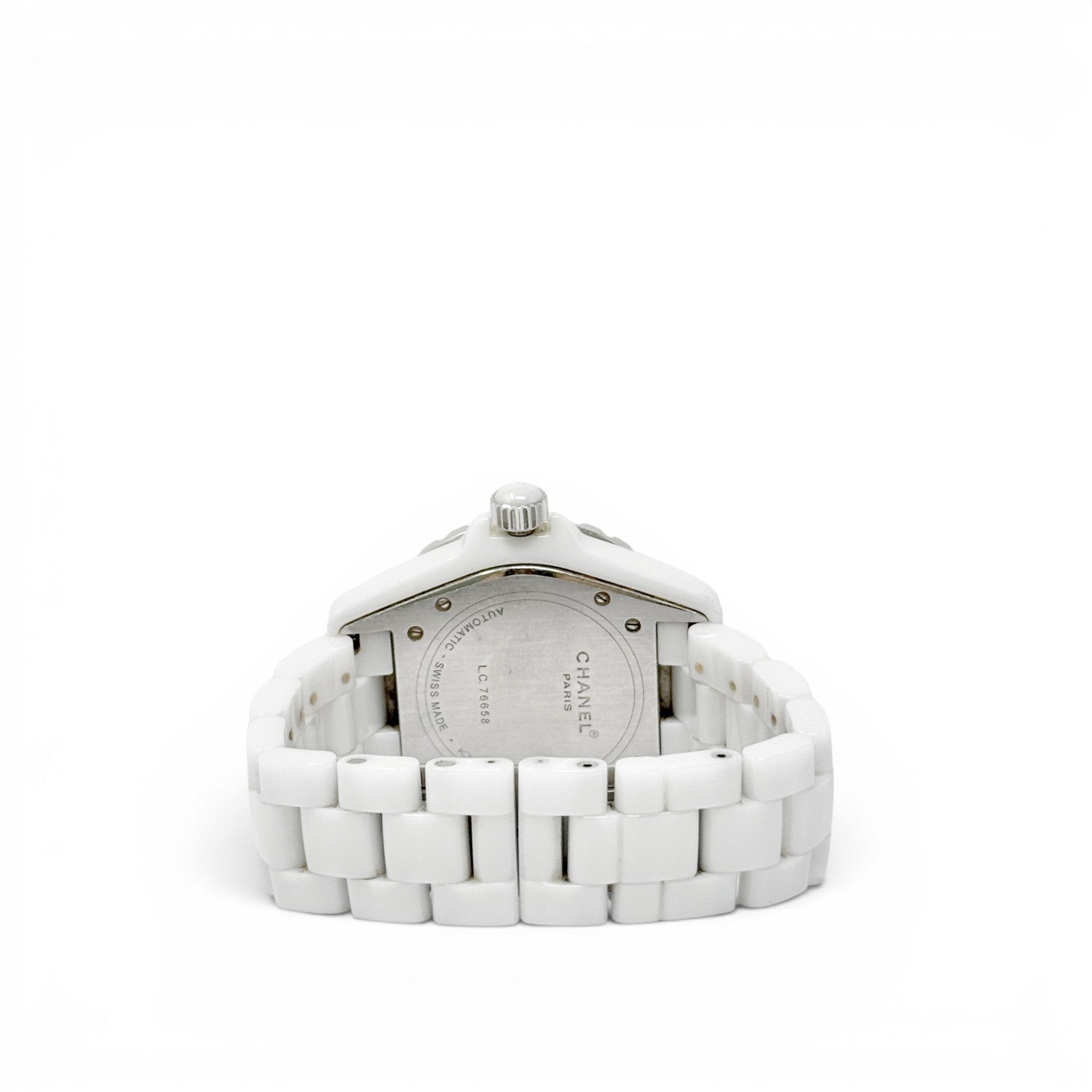 Chanel White J12 Watch 38mm