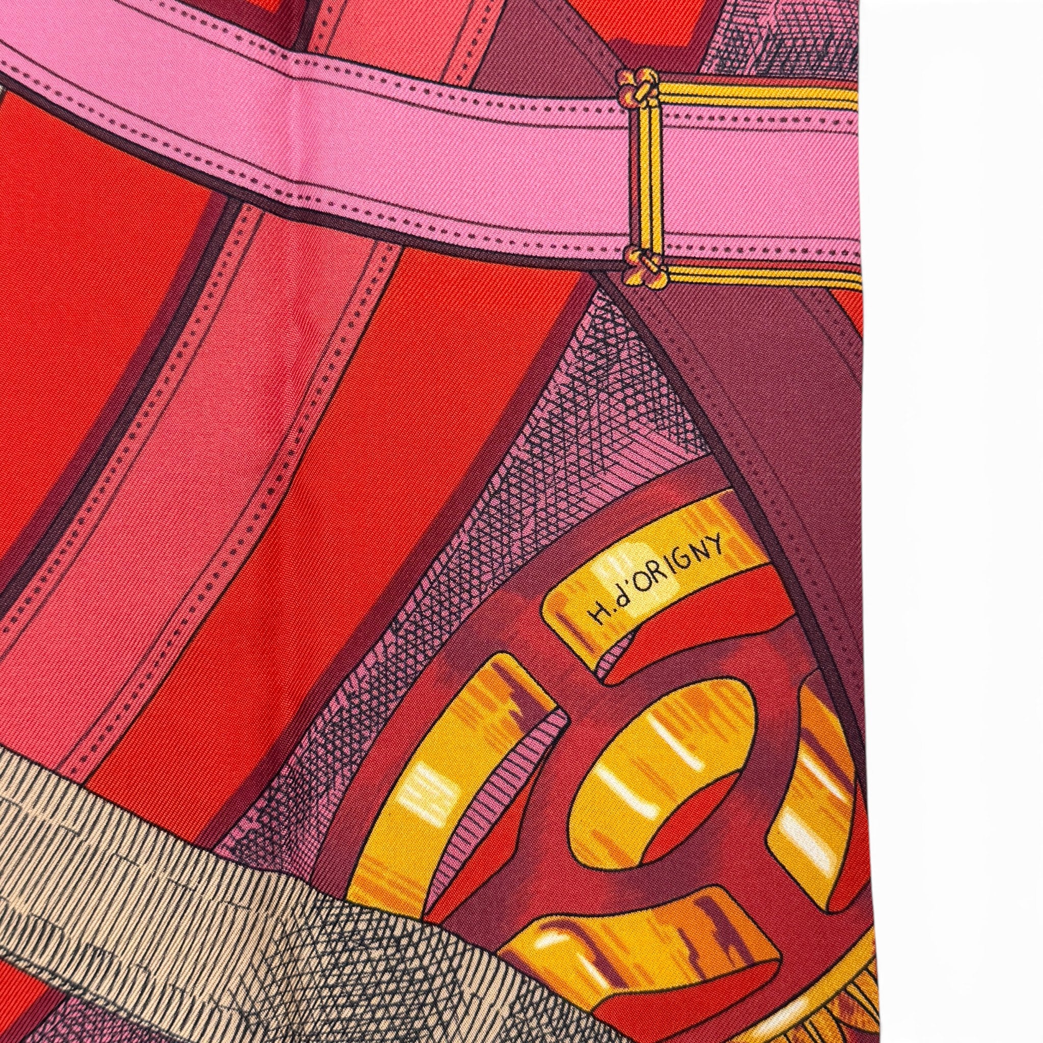 Hermes Red H d'Origny Maxi Twilly