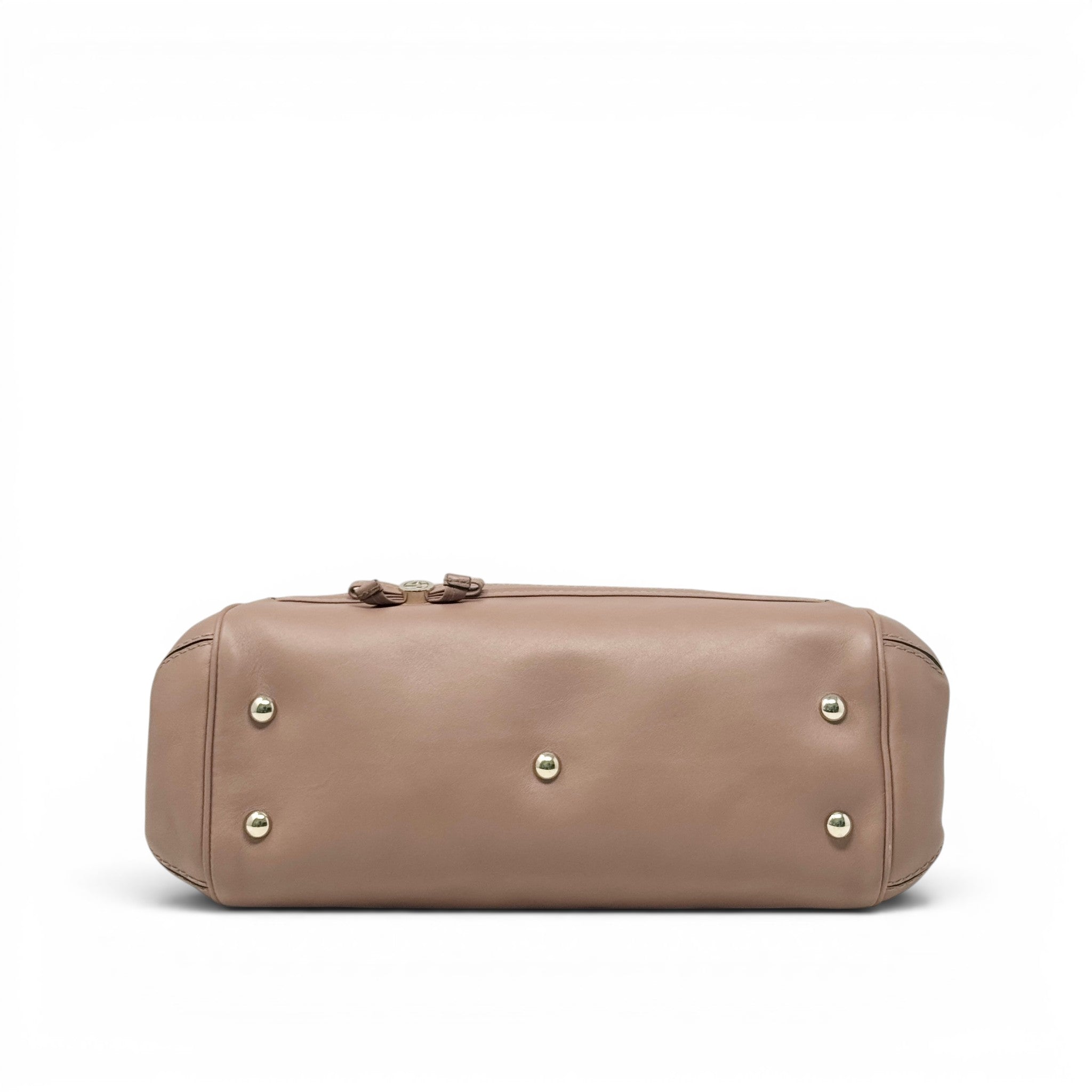 Gucci Pink Guccissima Mayfair Bow Tote